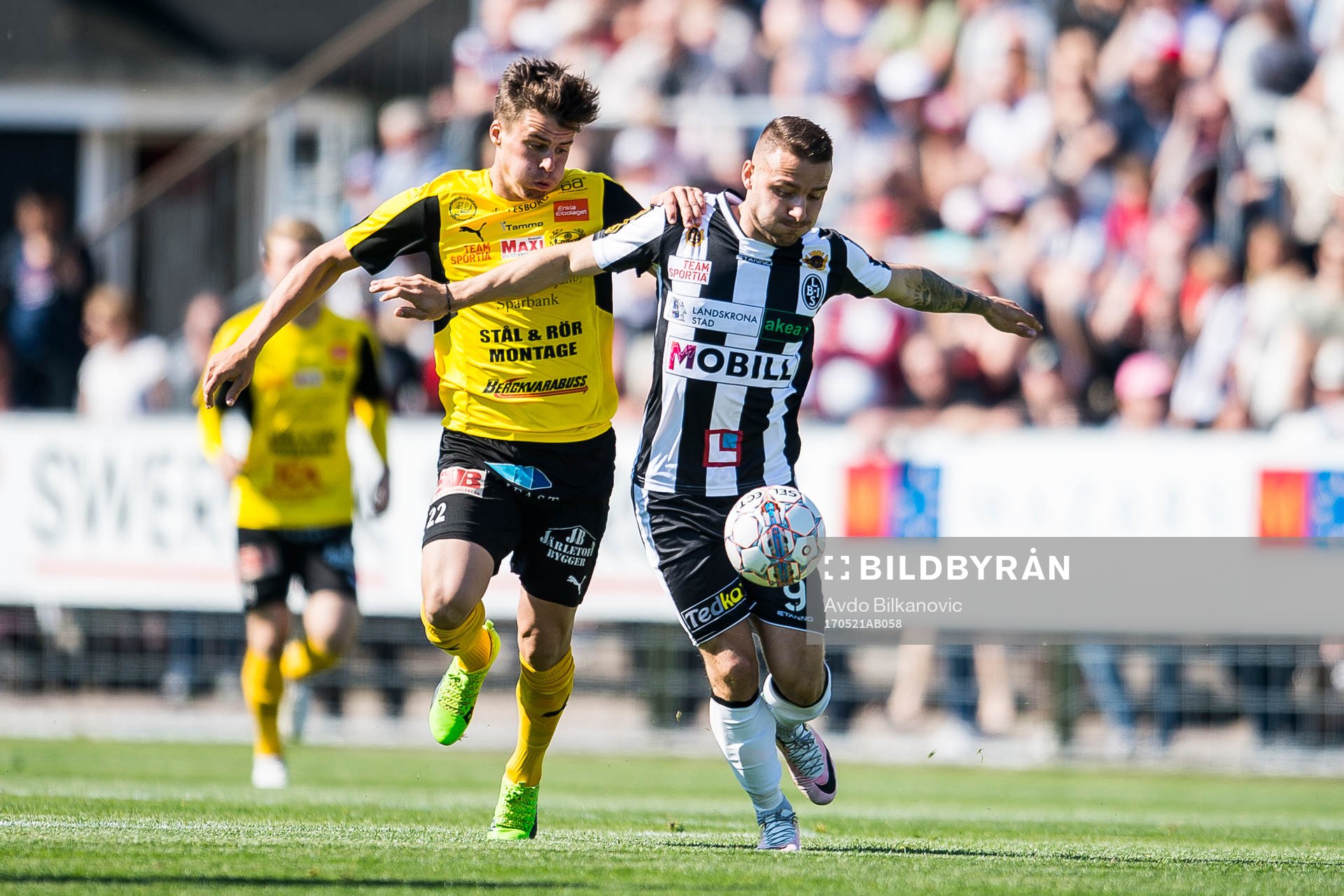 Landskronas Filip Pivkovski och Jesper Gustavsson