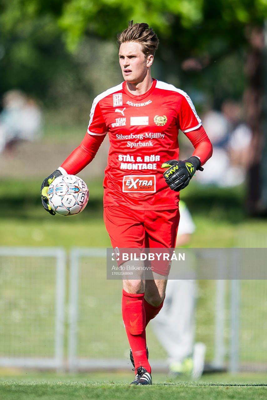 Mjällbys målvakt Oscar Ekman