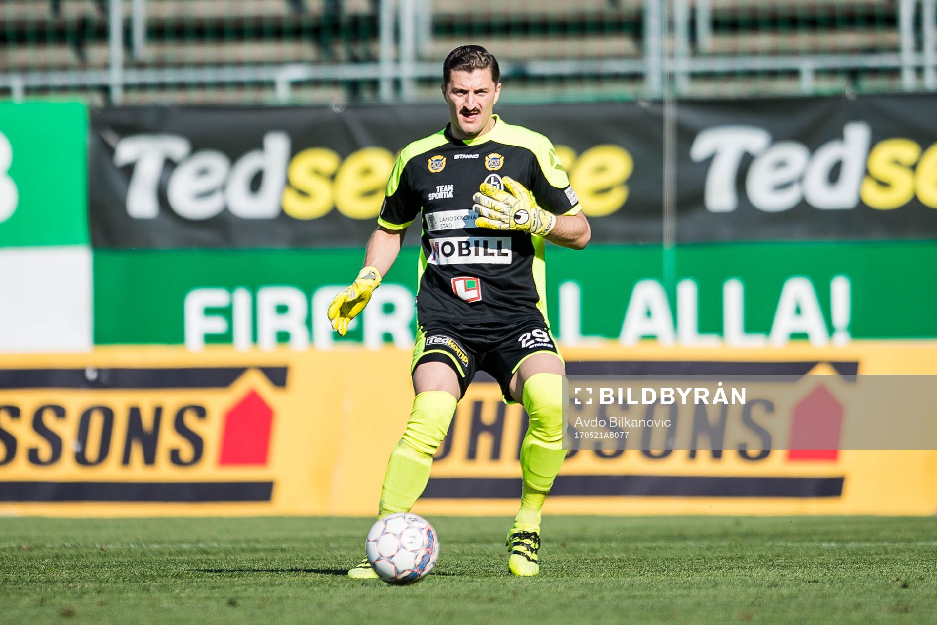 Landskronas målvakt Ivo Vazgec
