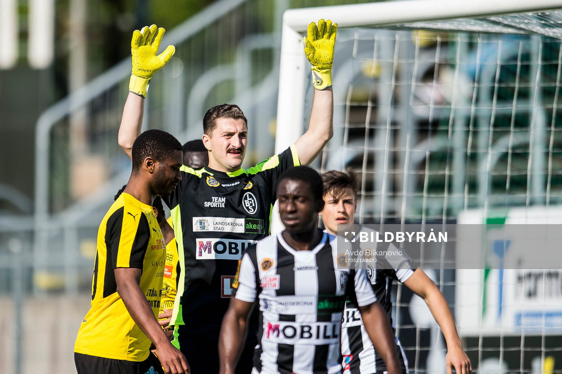 Landskronas målvakt Ivo Vazgec