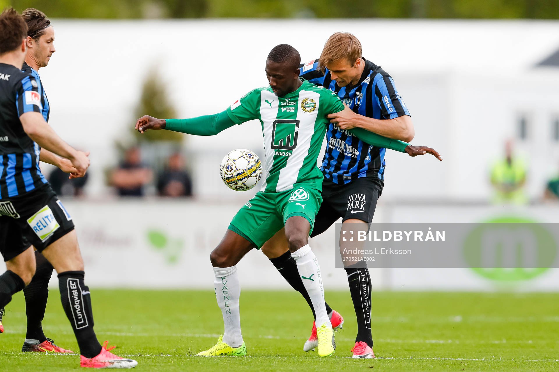 Hammarbys Pa Amat Dibba och Sirius Oscar Pehrsson