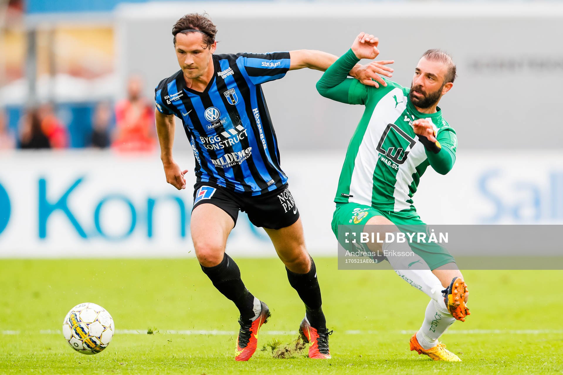 Sirius Philip Haglund och Hammarbys Kennedy Bakircioglu