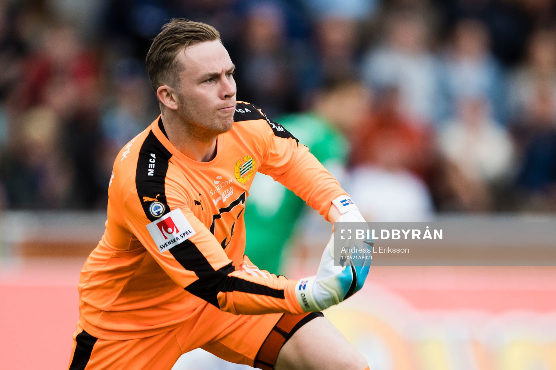 Hammarbys målvakt Ögmundur Kristinsson