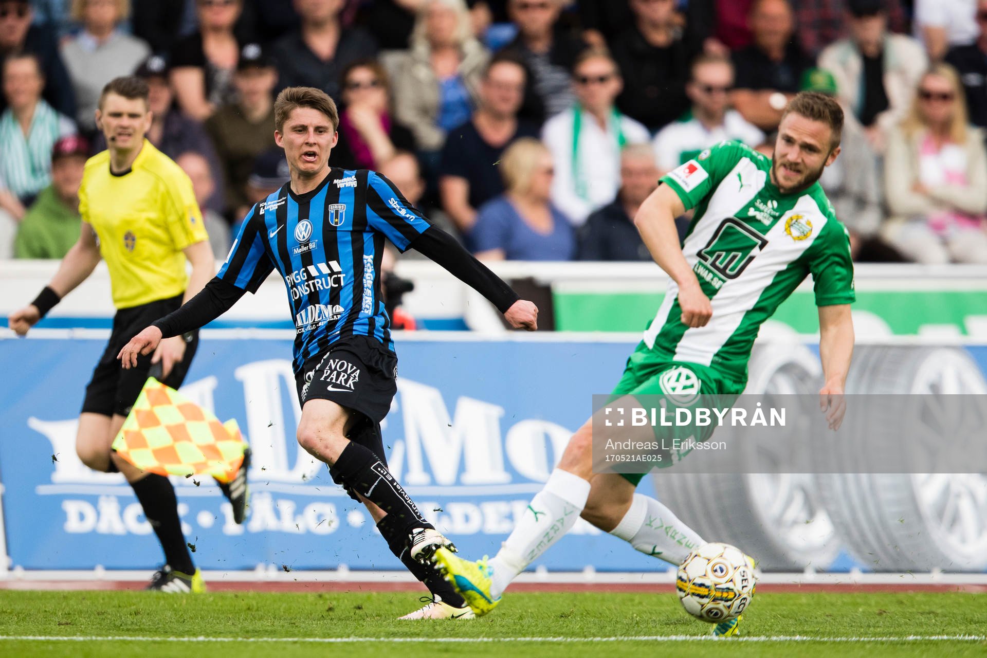 Sirius Johan Andersson och Hammarbys Mats Solheim