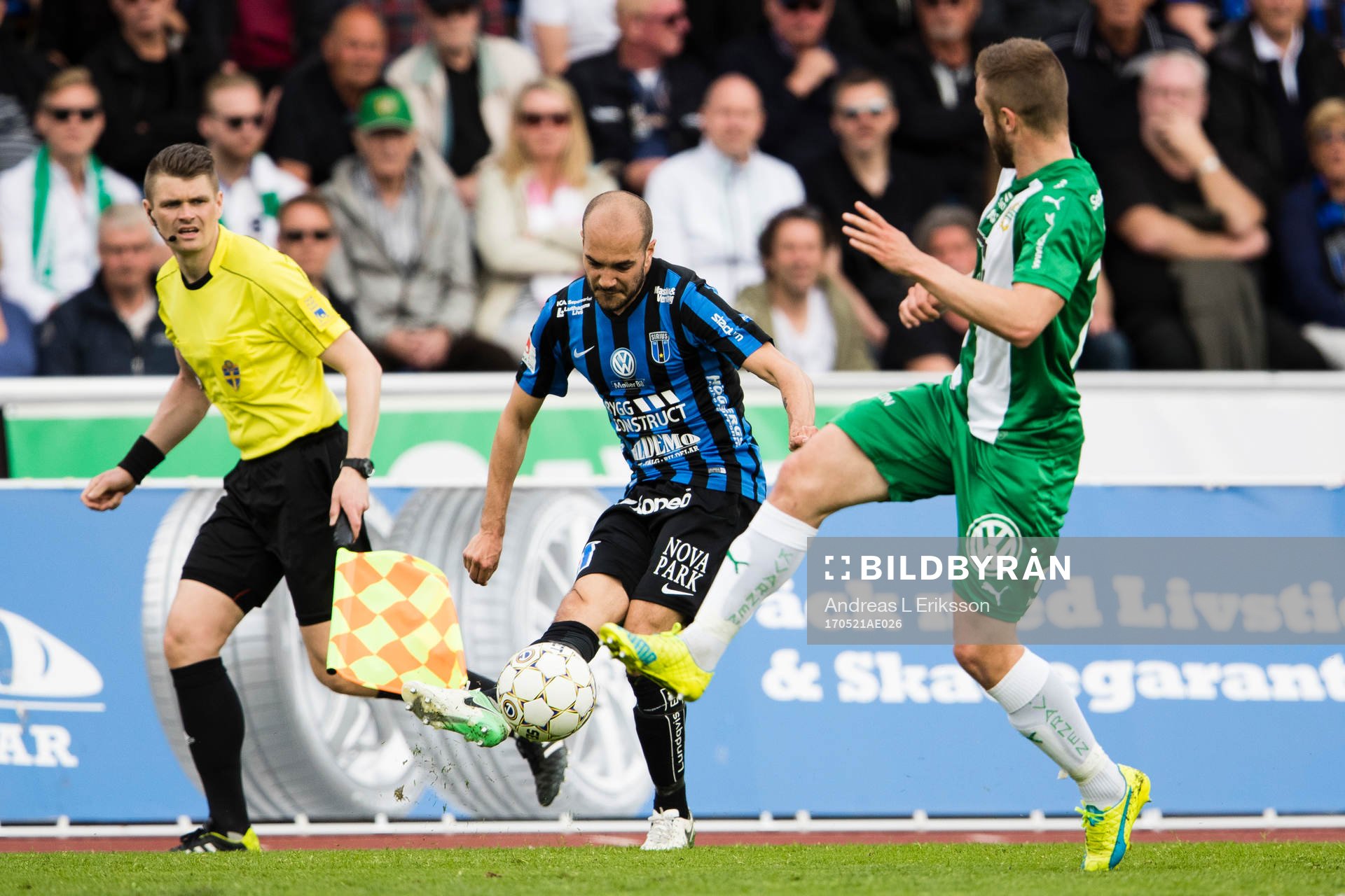 Sirius Karl Larson och Hammarbys Mats Solheim