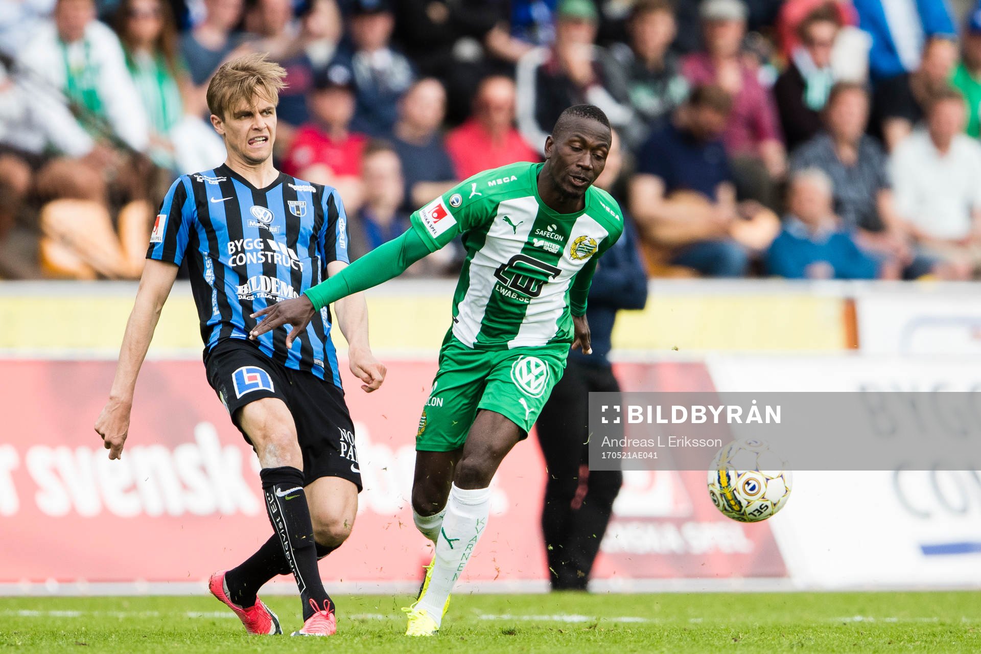 Sirius Oscar Pehrsson och Hammarbys Pa Amat Dibba