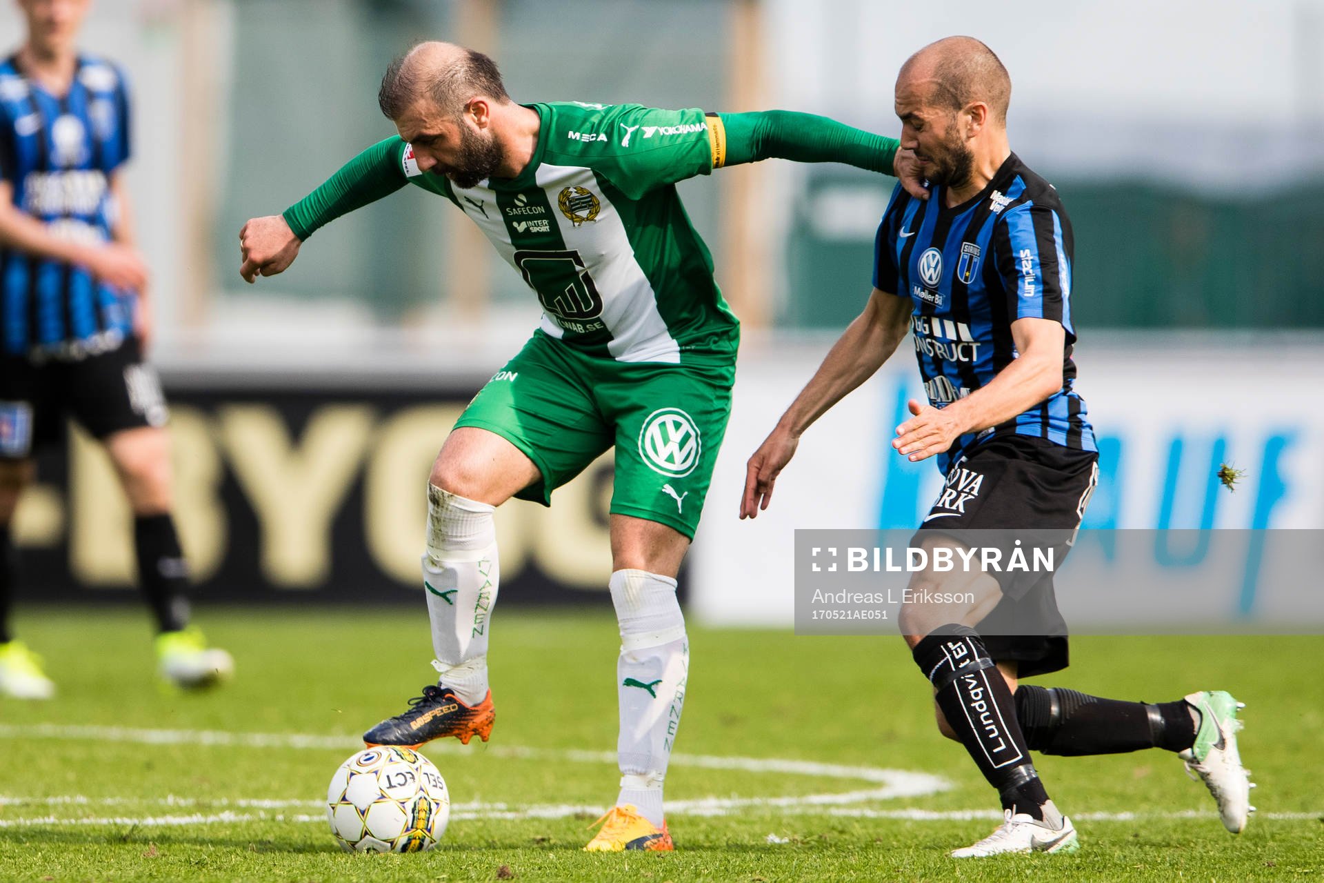 Hammarbys Kennedy Bakircioglu och Sirius Karl Larson