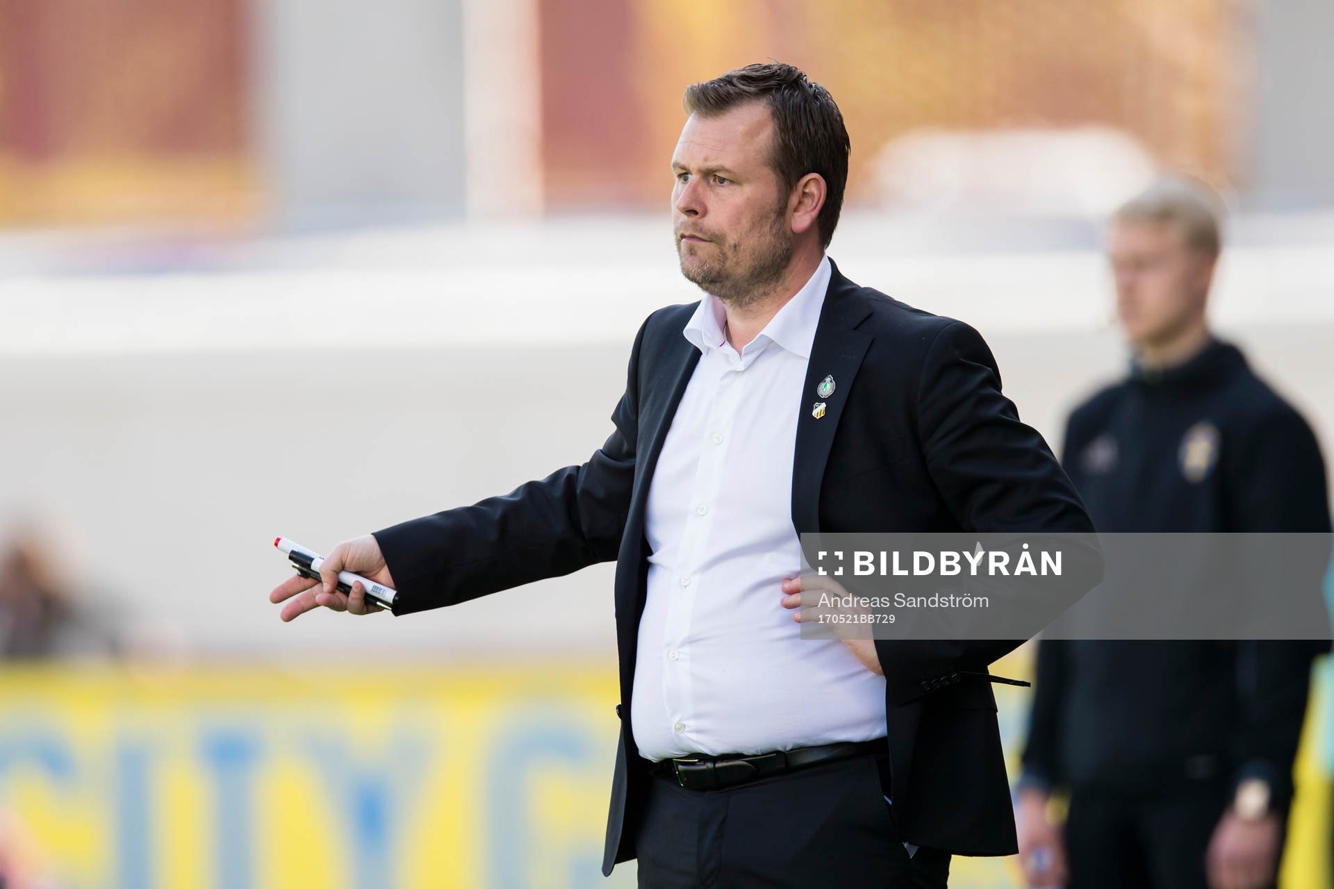 Häckens tränare Mikael Stahre