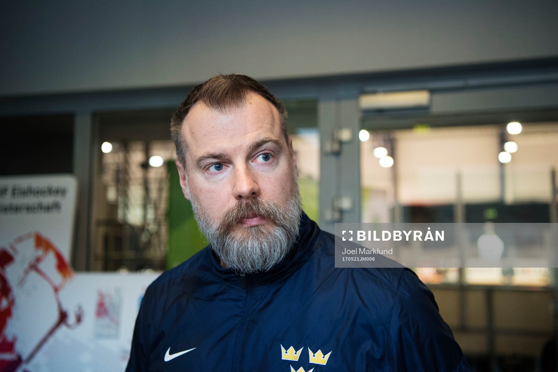 Förbundskapten Rikard Grönborg på Sveriges