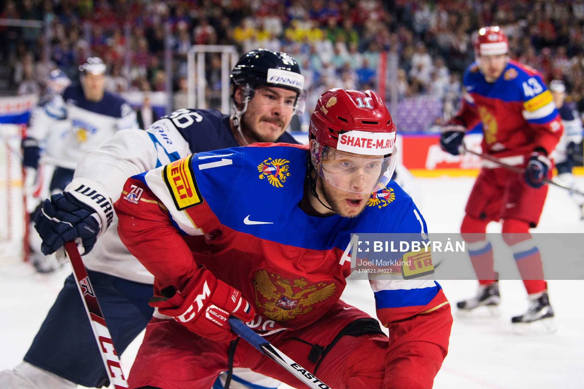 Finlands Joonas Järvinen och Rysslands Sergei Andronov