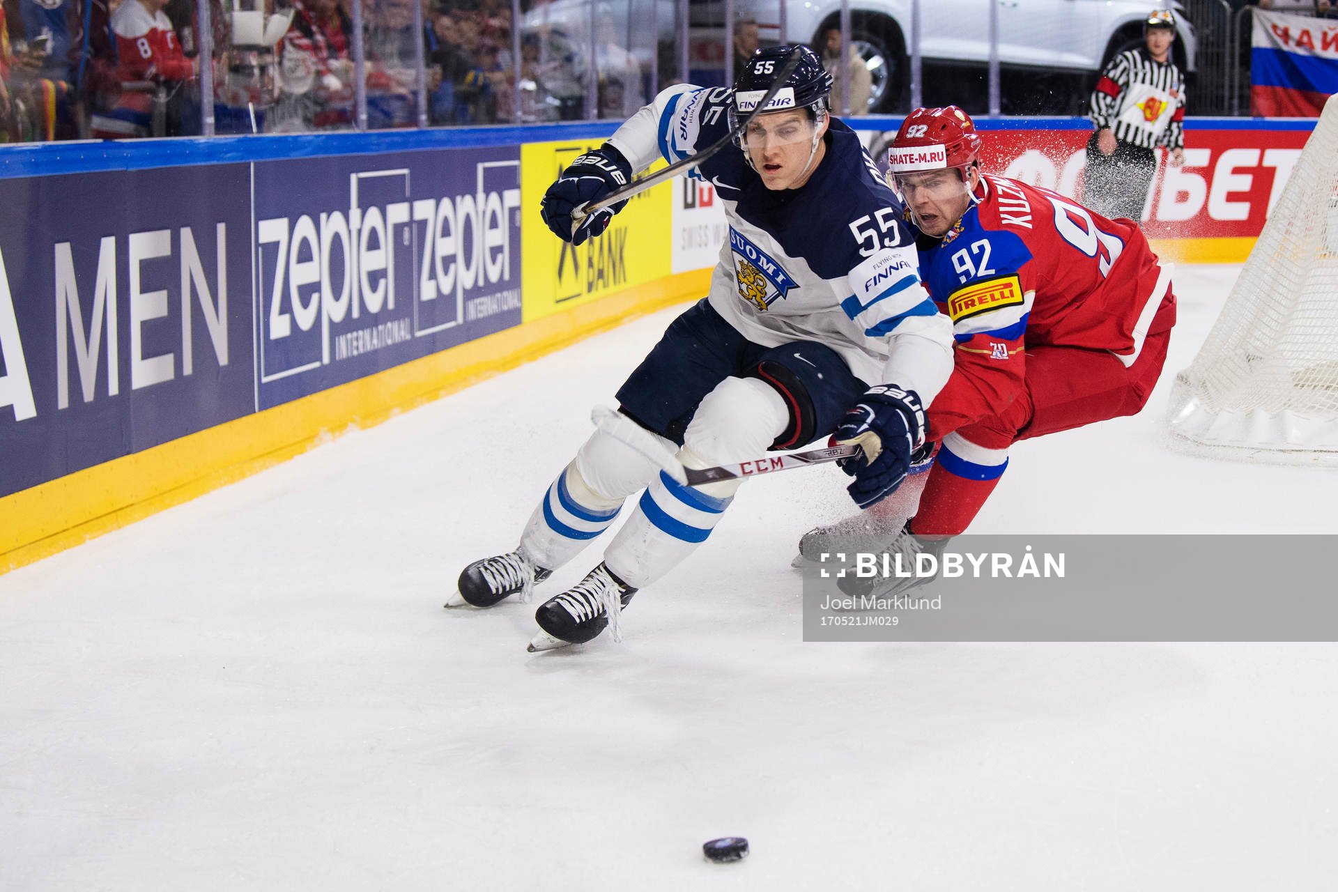 Finlands Atte Ohtamaa och Rysslands Yevgeni Kuznetsov