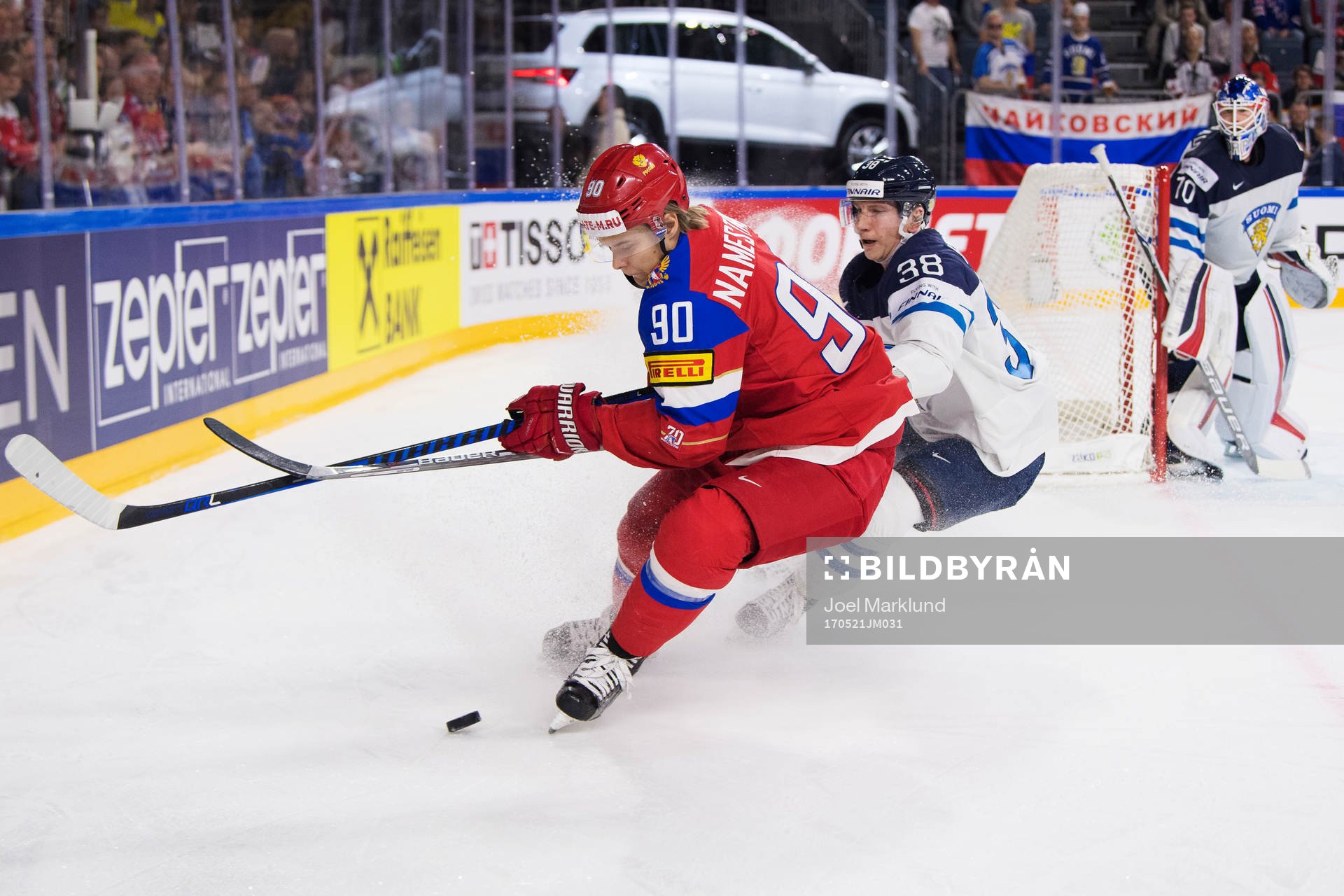 Rysslands Vladislav Namestnikov och Finlands Juuso Hietanen