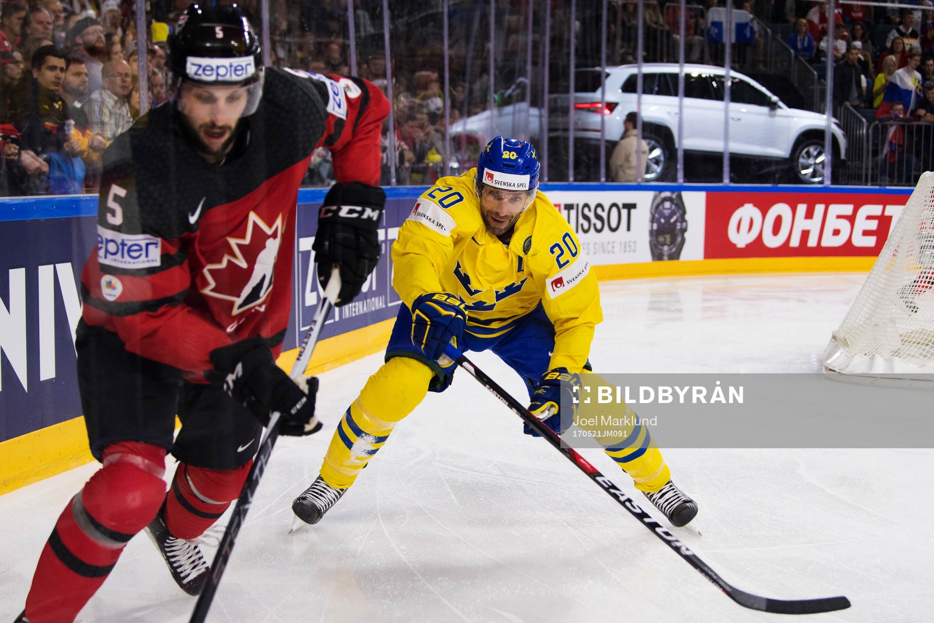 Kanadas Jason Demers och Sveriges Joel Lundqvist