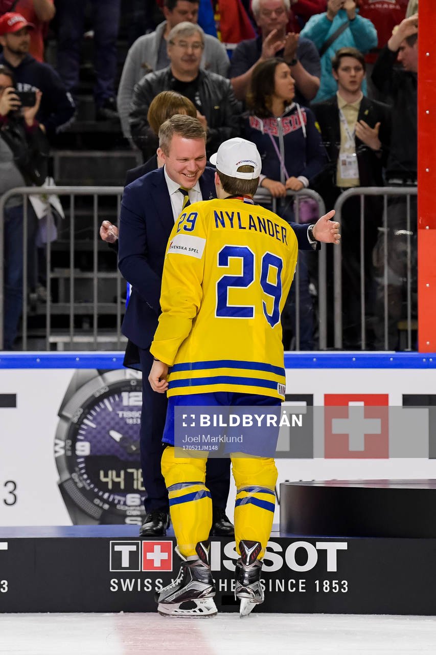 Sveriges William Nylander tilldelas guldmedalj