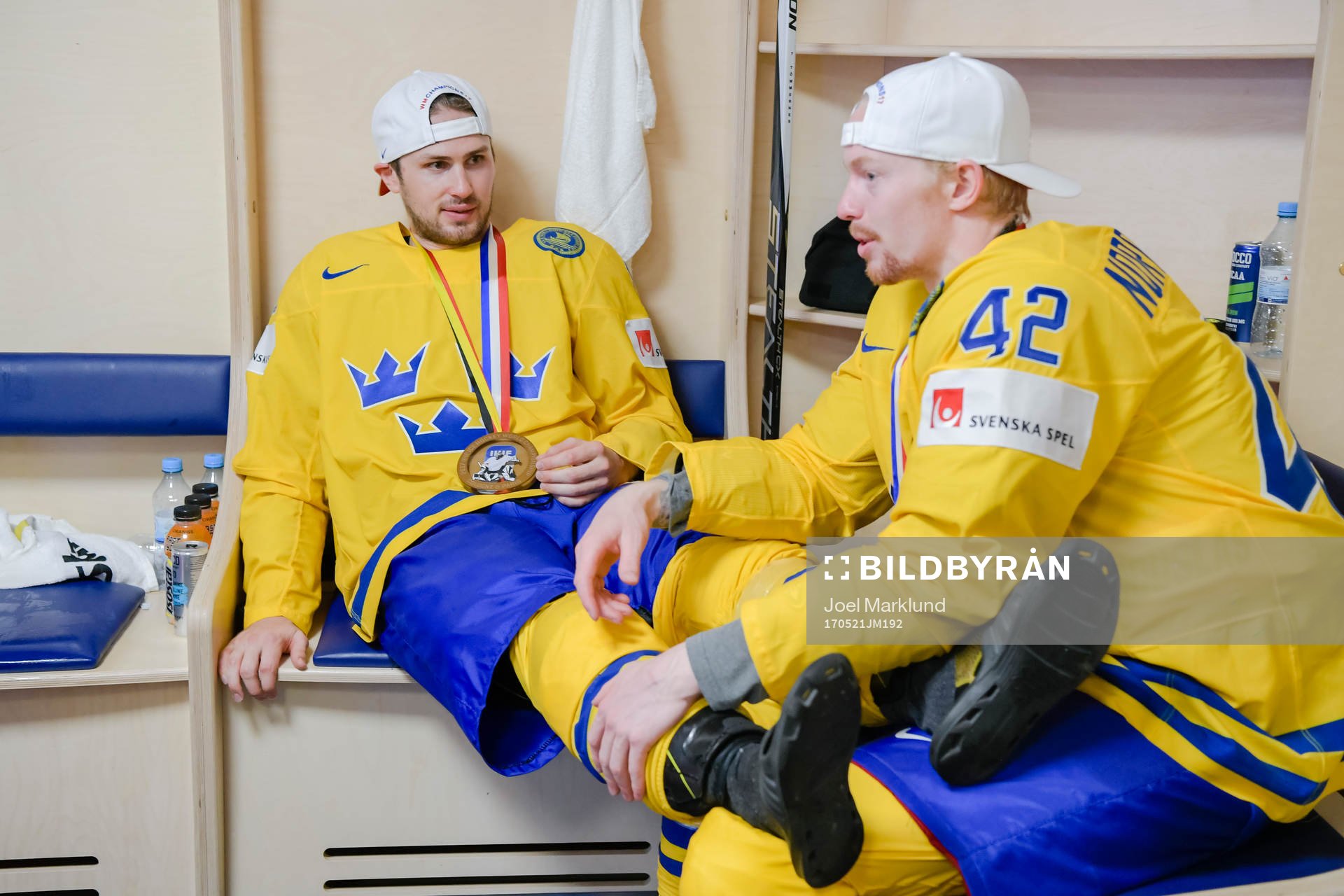 Sveriges Marcus Krüger och Joakim Nordström i