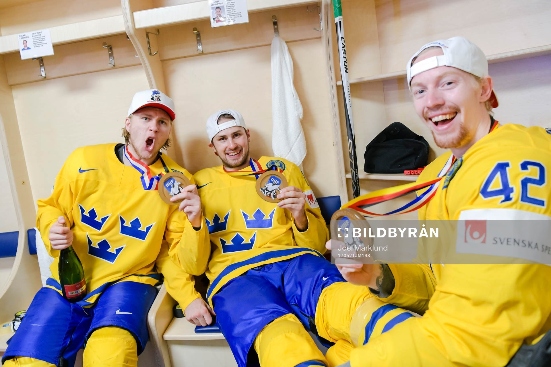 Sveriges William Karlsson, Marcus Krüger och Joakim