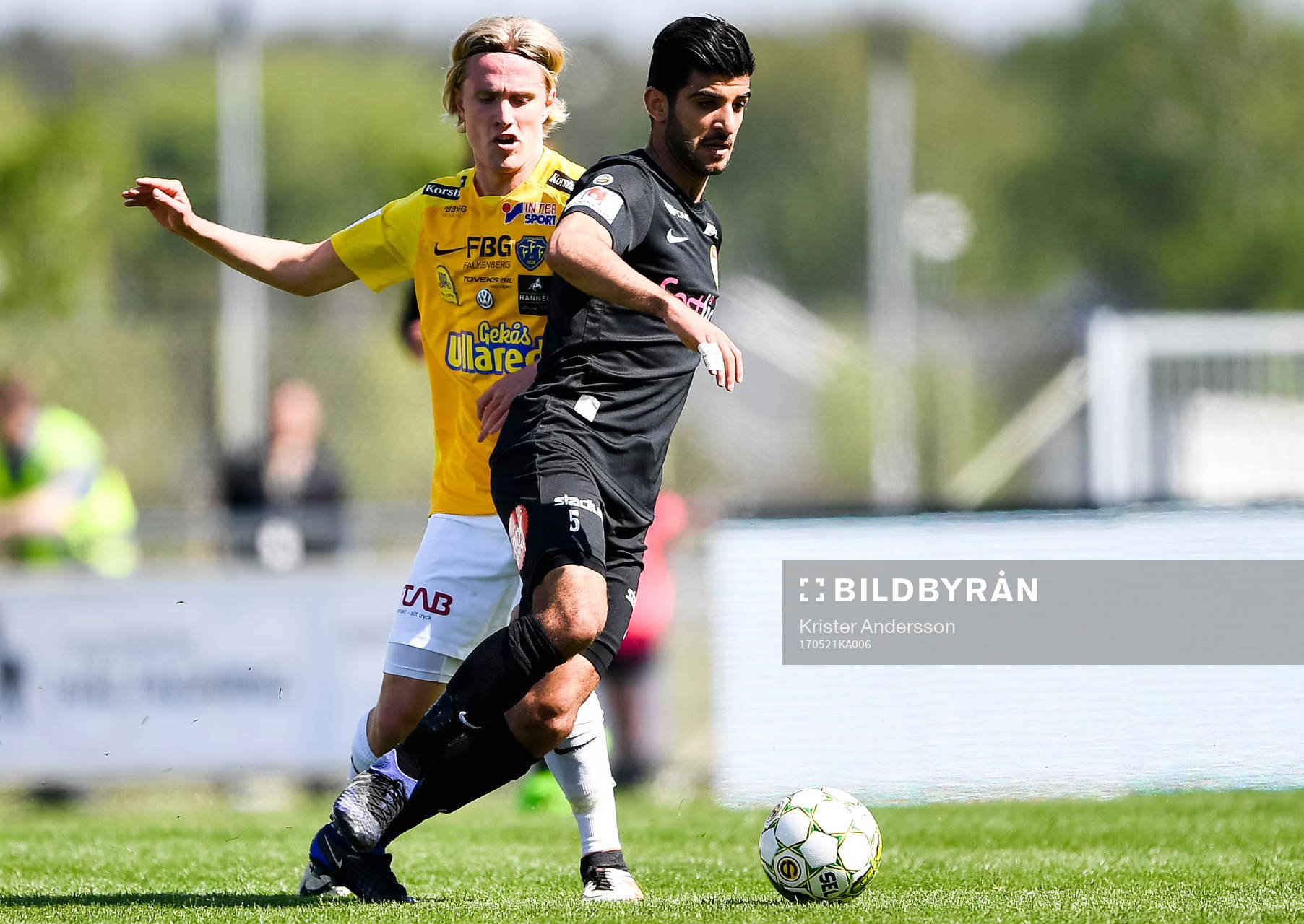 Falkenbergs Viktor Götesson och Dalkurds Rewan Amin