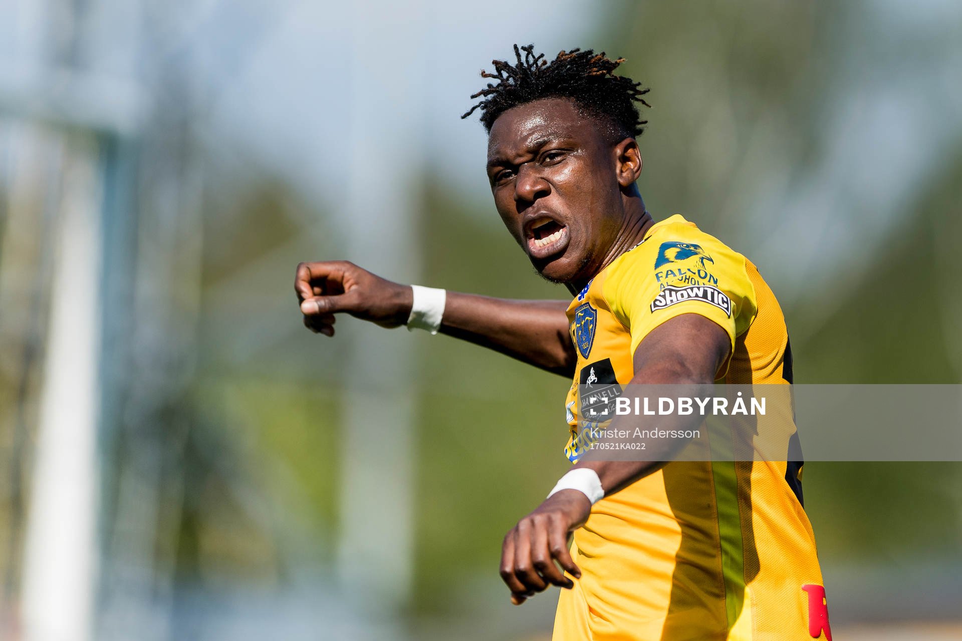 Falkenbergs Dominic Chatto jublar