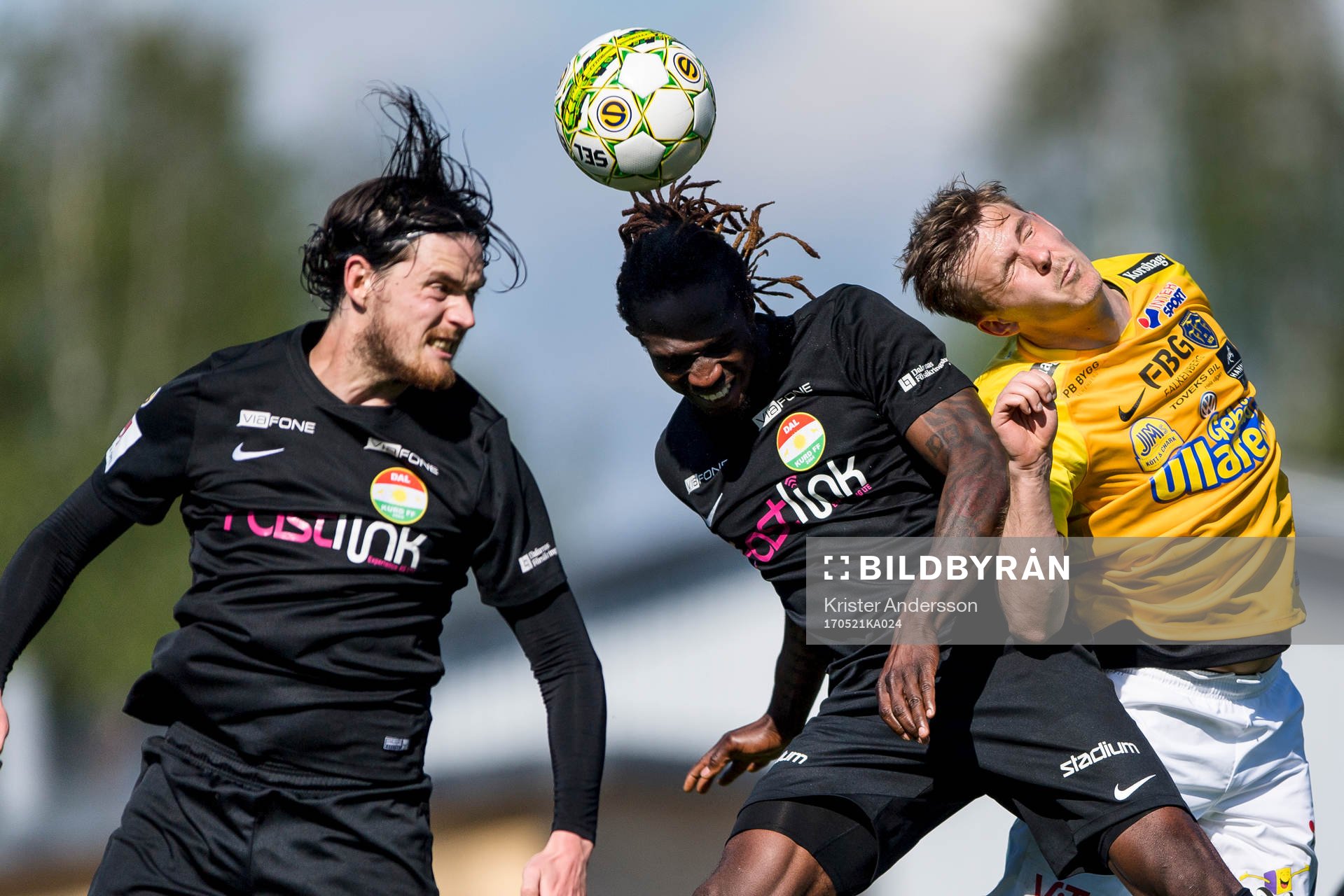 Dalkurds Robin Tranberg och Kebba Ceesay