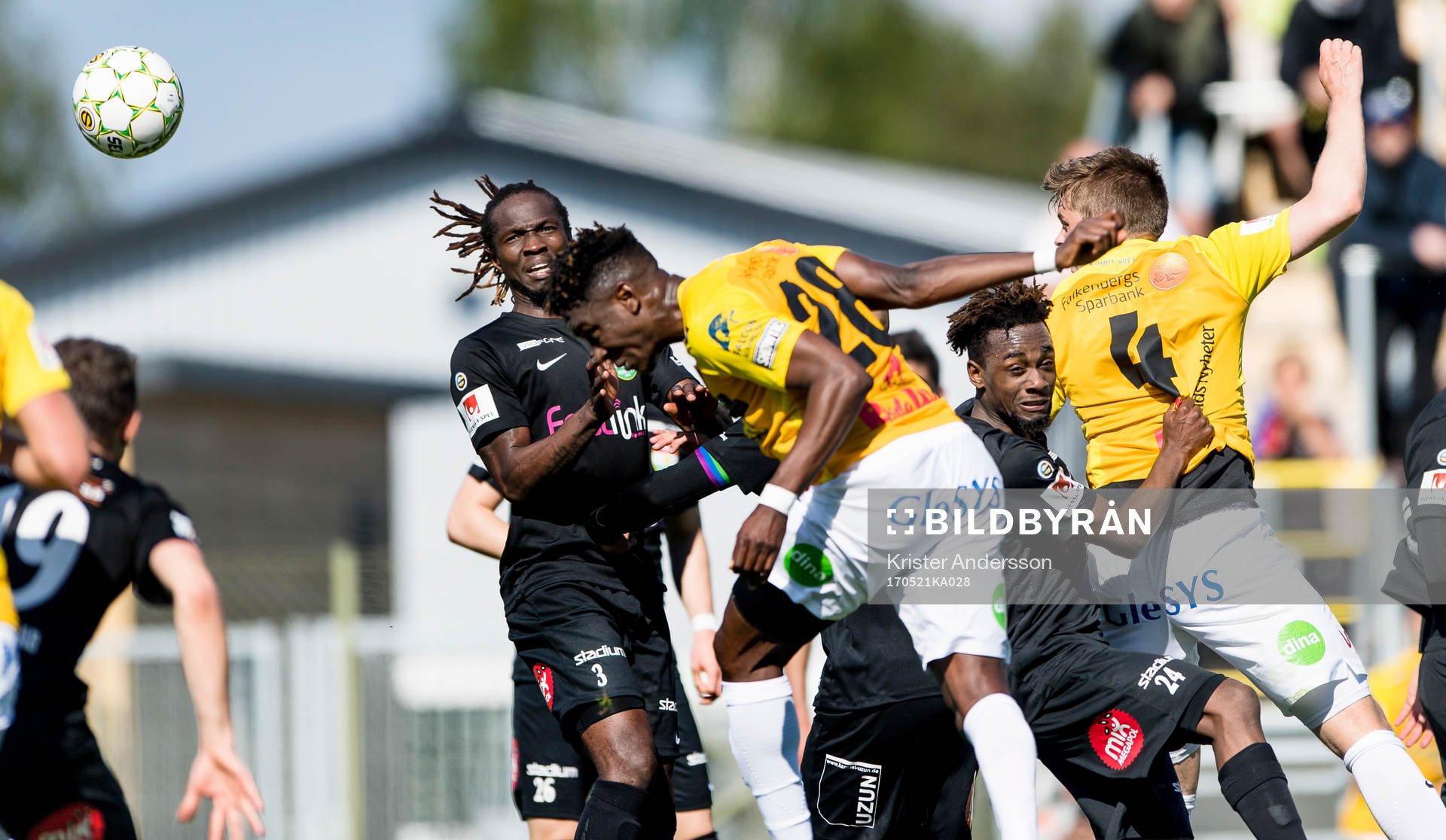 Falkenbergs Dominic Chatto nickar in 2-0