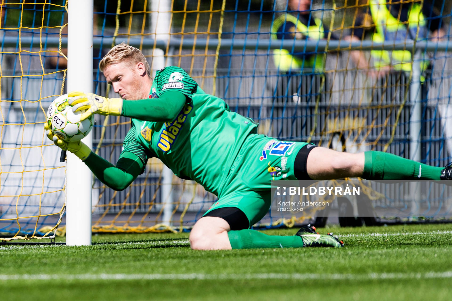 Falkenbergs målvakt Hampus Nilsson