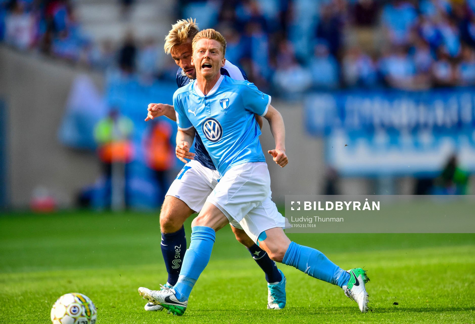 Norrköpings Nicklas Bärkroth och Malmö FFs Anders