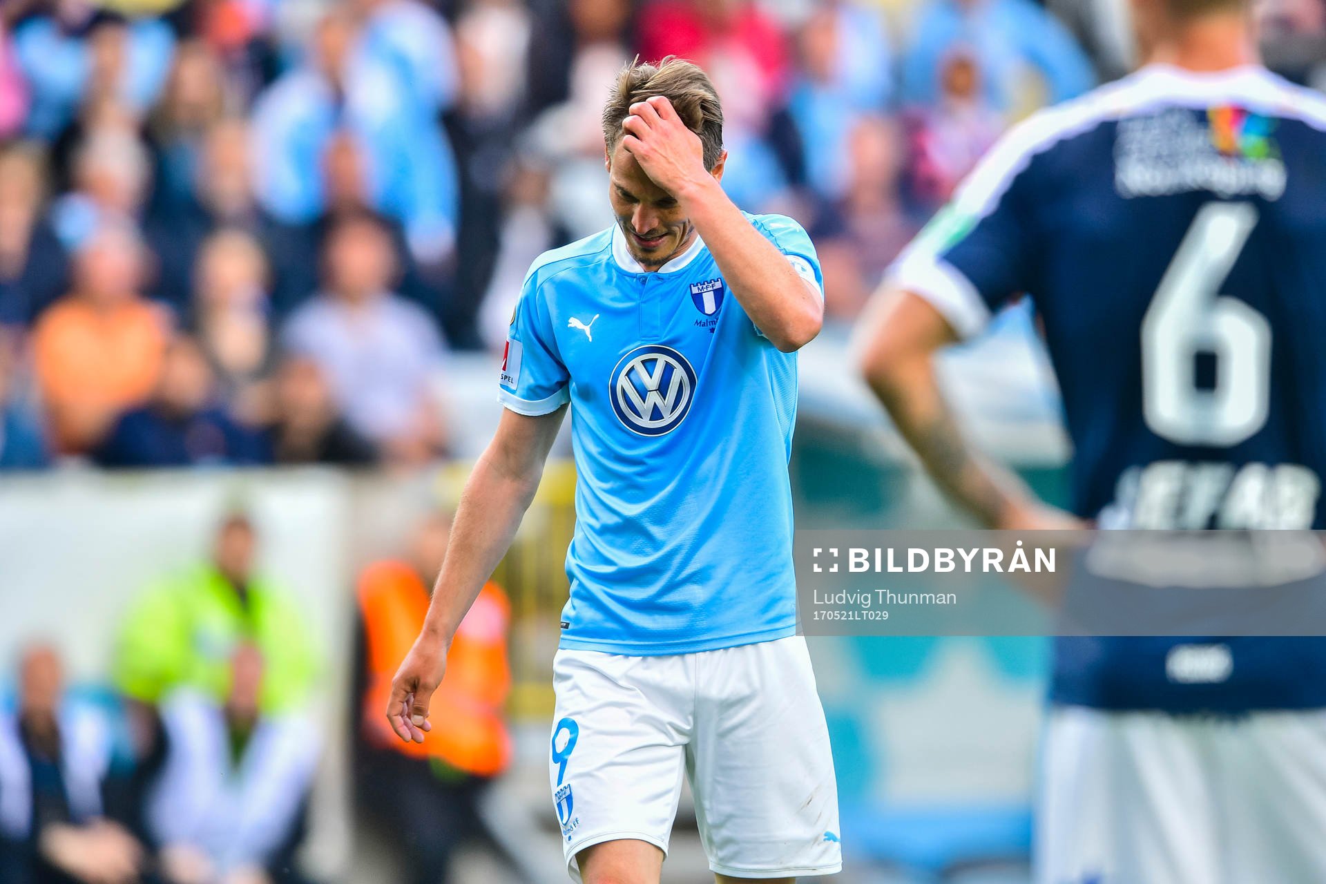 Malmö FFs Markus Rosenberg deppar