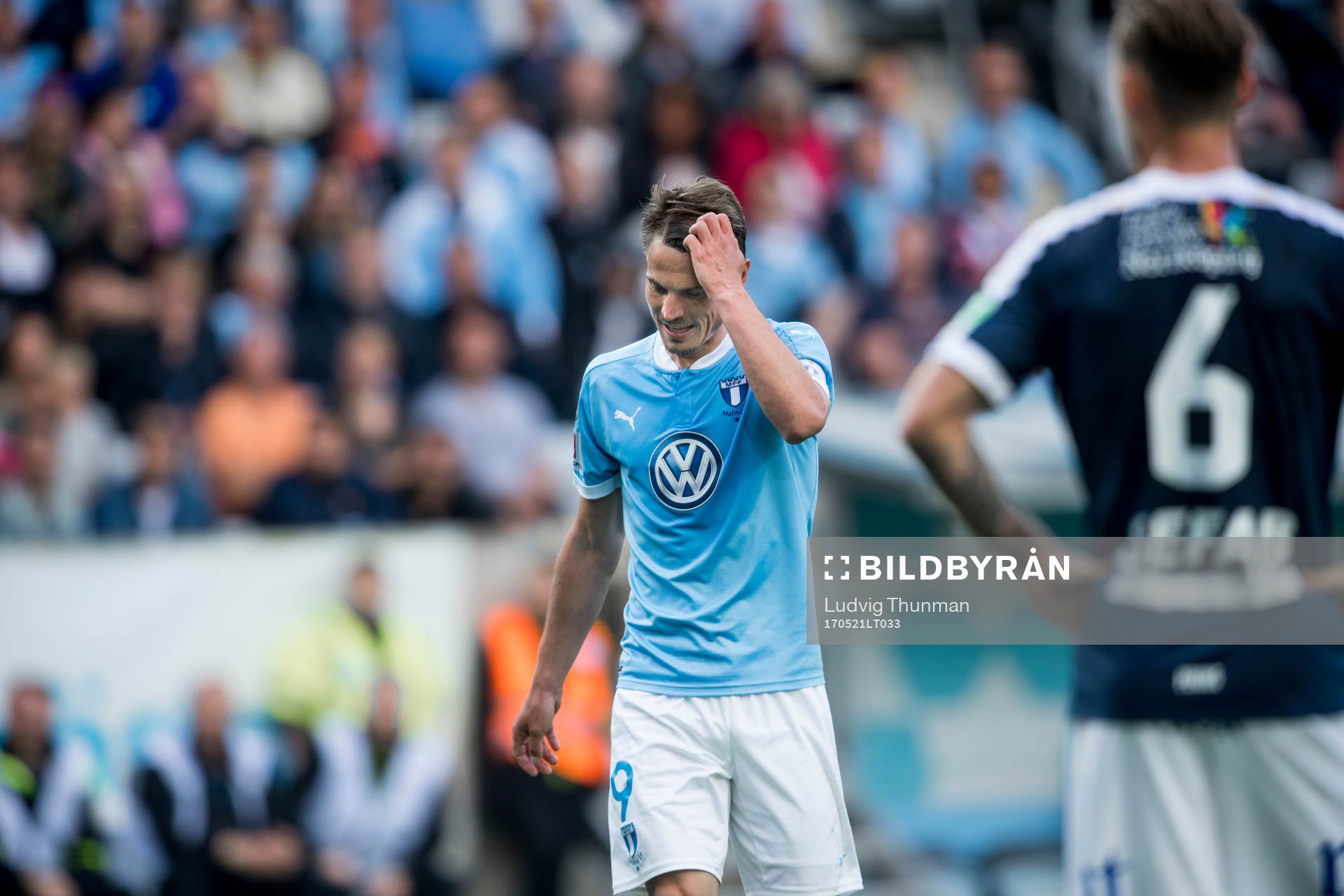 Malmö FFs Markus Rosenberg deppar