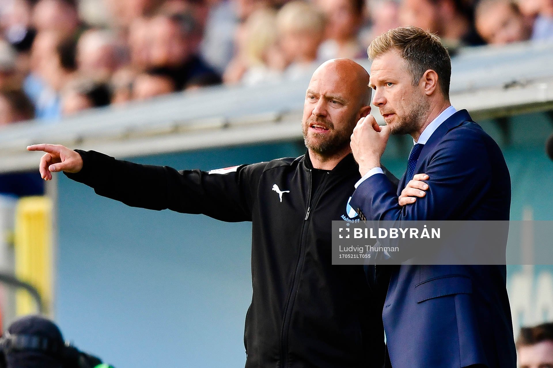 Malmö FFs assisterande tränare Jens Fjellström och