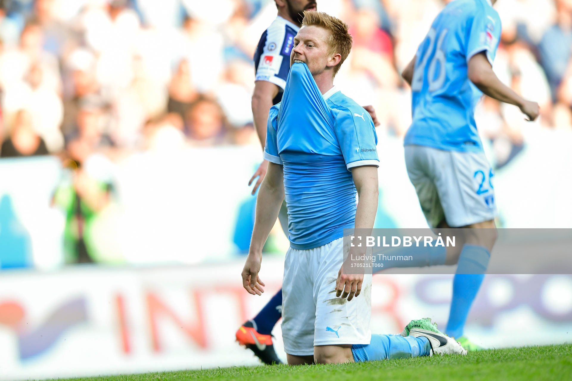 Malmö FFs Anders Christiansen deppar