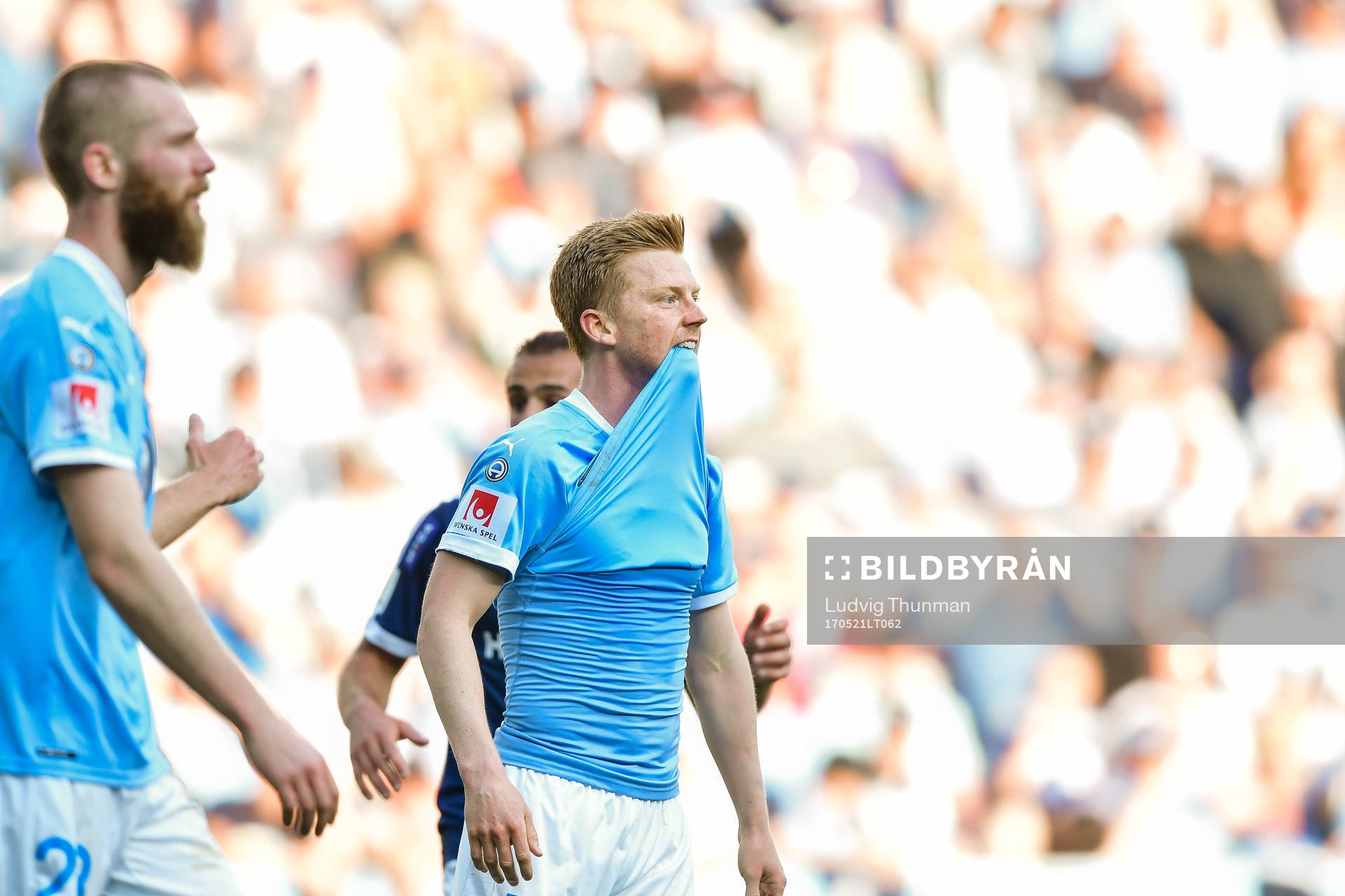 Malmö FFs Anders Christiansen deppar