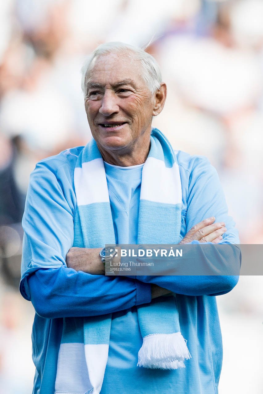 Fd Malmö FF spelaren Krister Kristensson hyllas