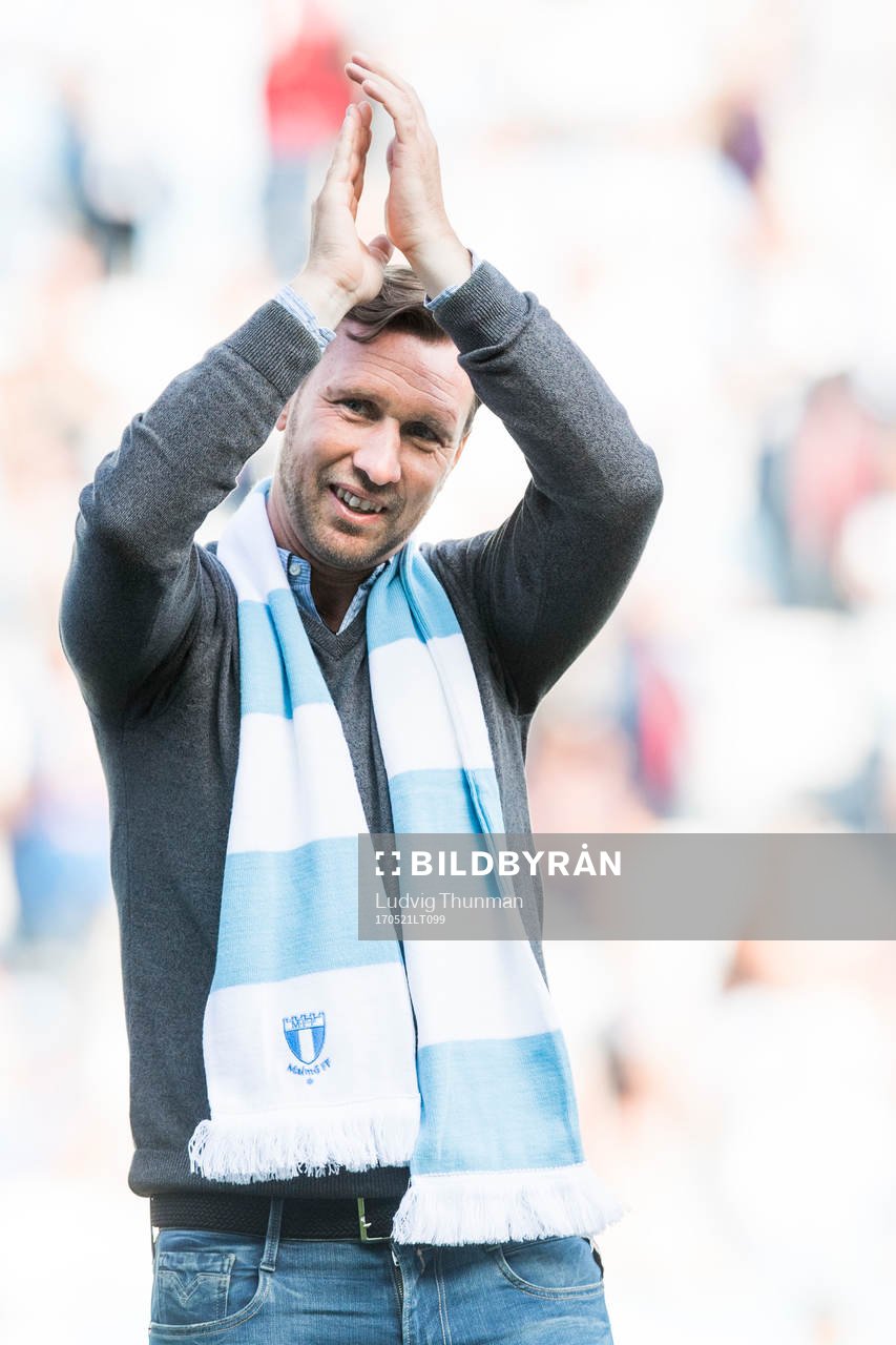 Fd Malmö FF spelaren Niklas Skoog hyllas