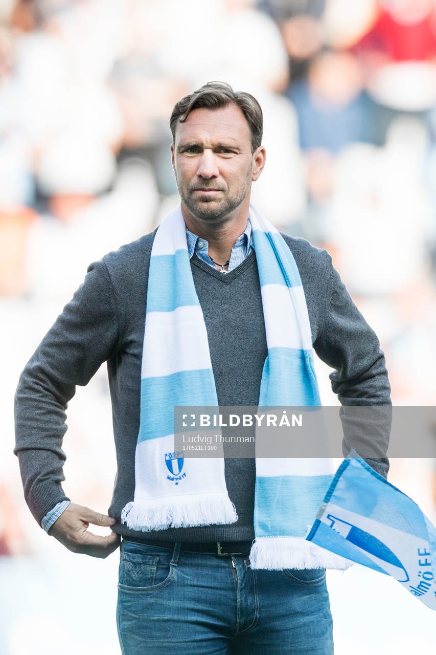 Fd Malmö FF spelaren Niklas Skoog hyllas