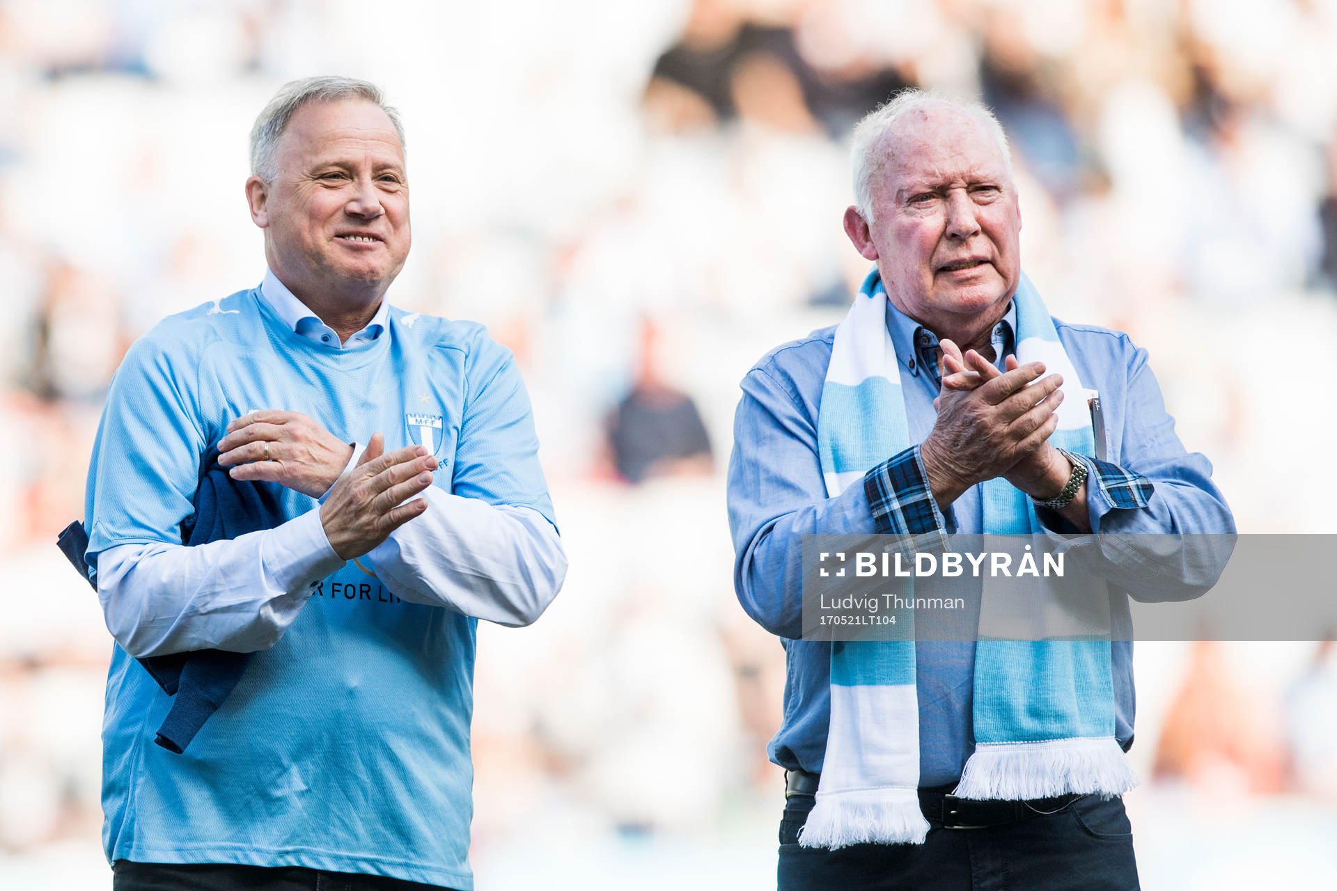 Fd Malmö FF spelaren Ingemar Erlandsson och Bertil Nilsson