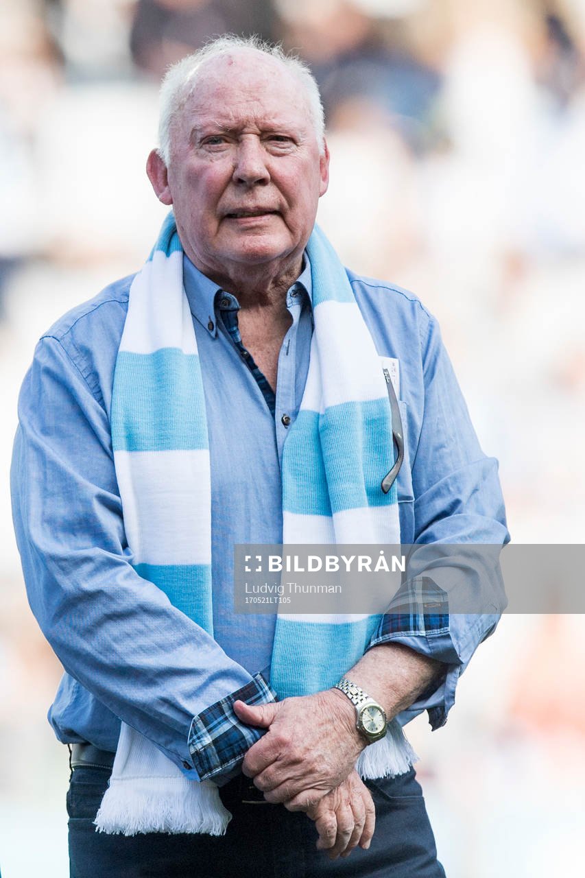 Fd Malmö FF spelaren Bertil Nilsson hyllas
