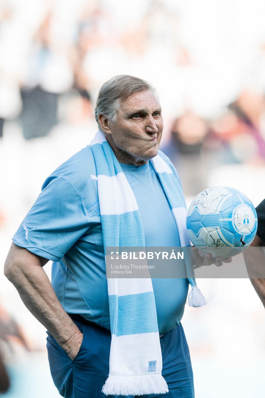 Fd Malmö FF spelaren Anders Puskas Ljungberg hyllas