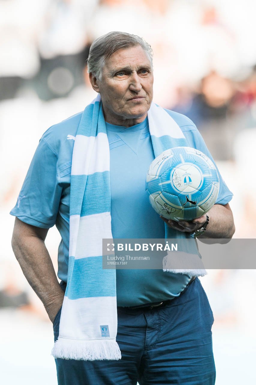 Fd Malmö FF spelaren Anders Puskas Ljungberg hyllas