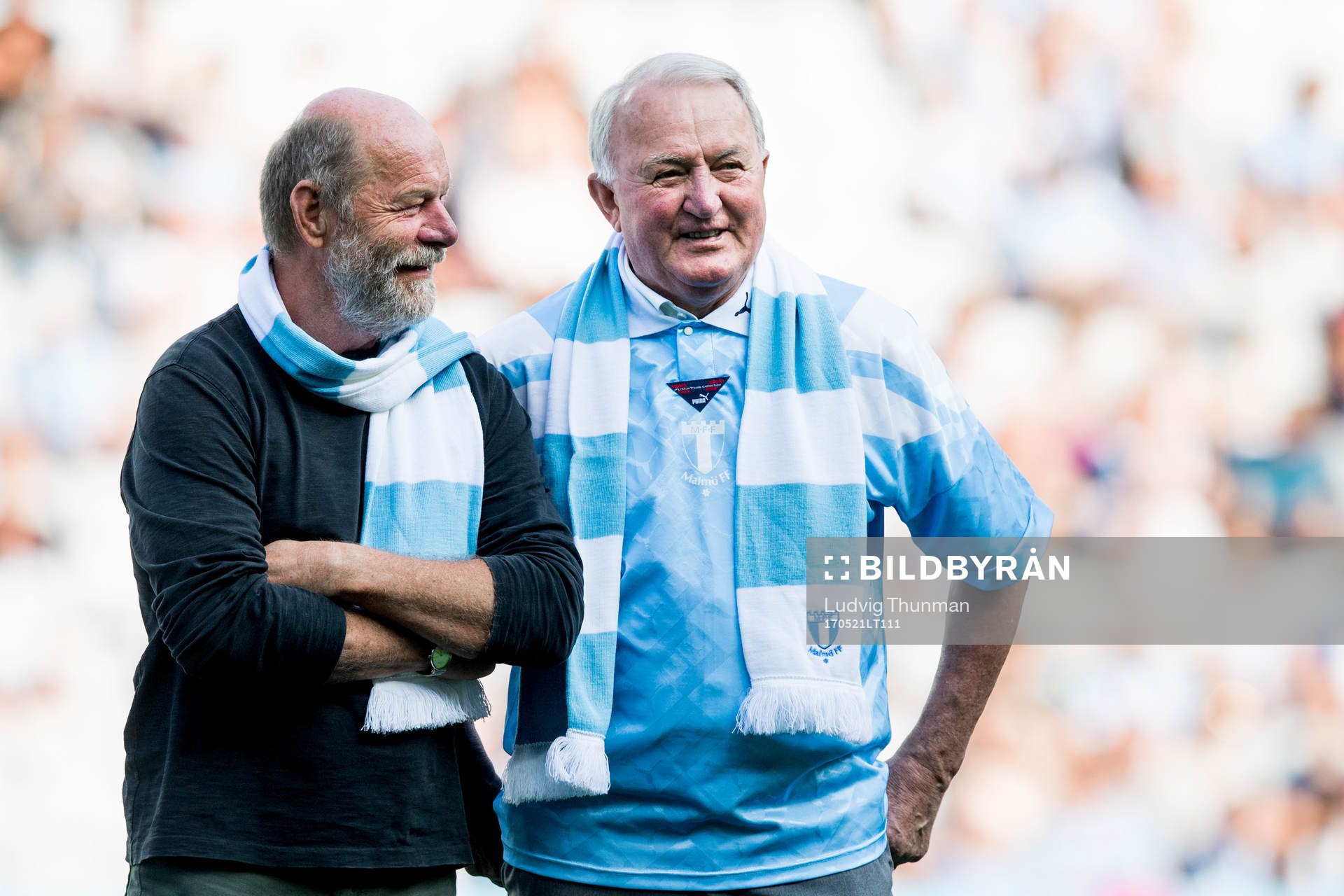 Fd Malmö FF spelarna Thomas Sjöberg och Rolf Björklund