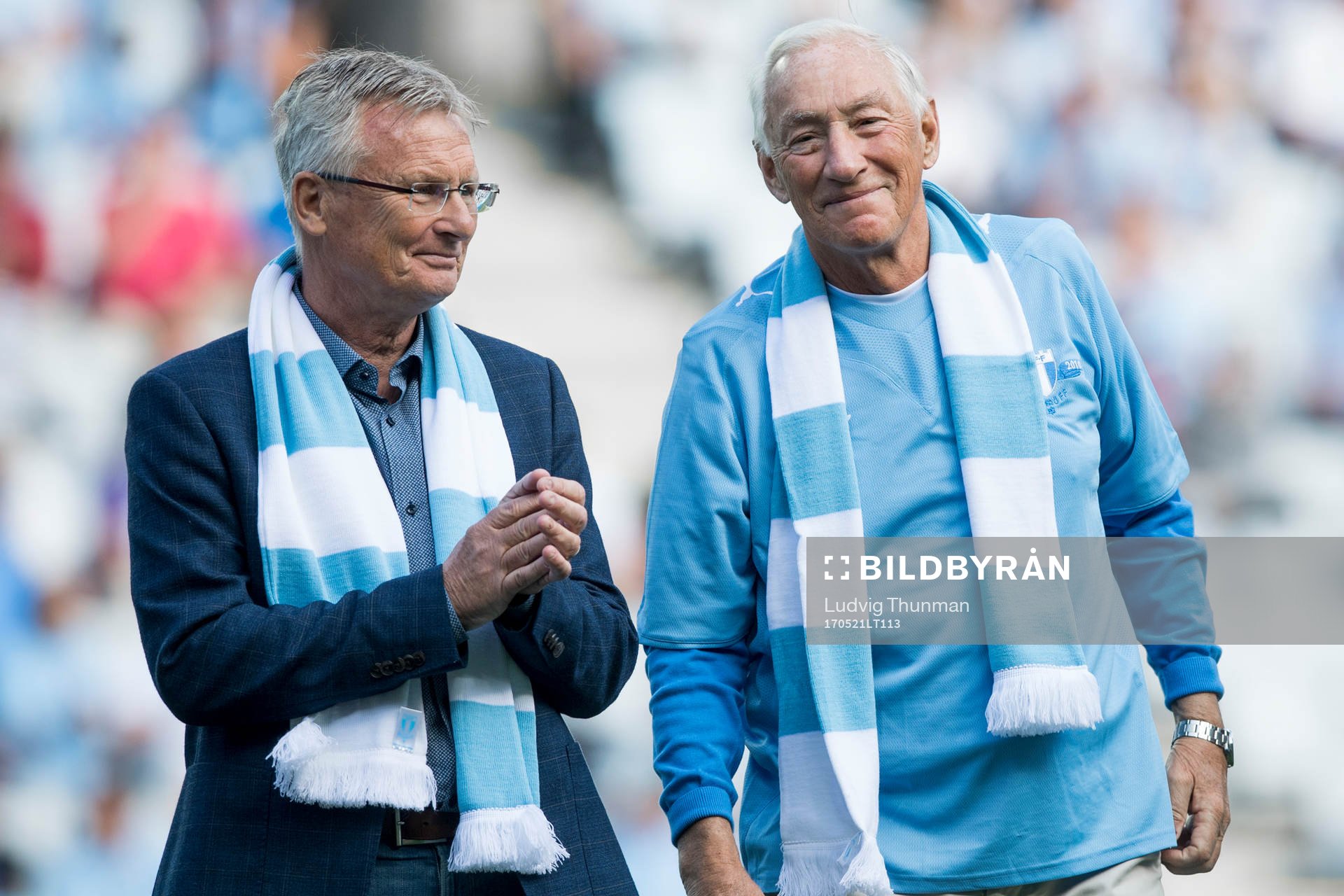 Fd Malmö FF spelarna Roland Andersson och Krister