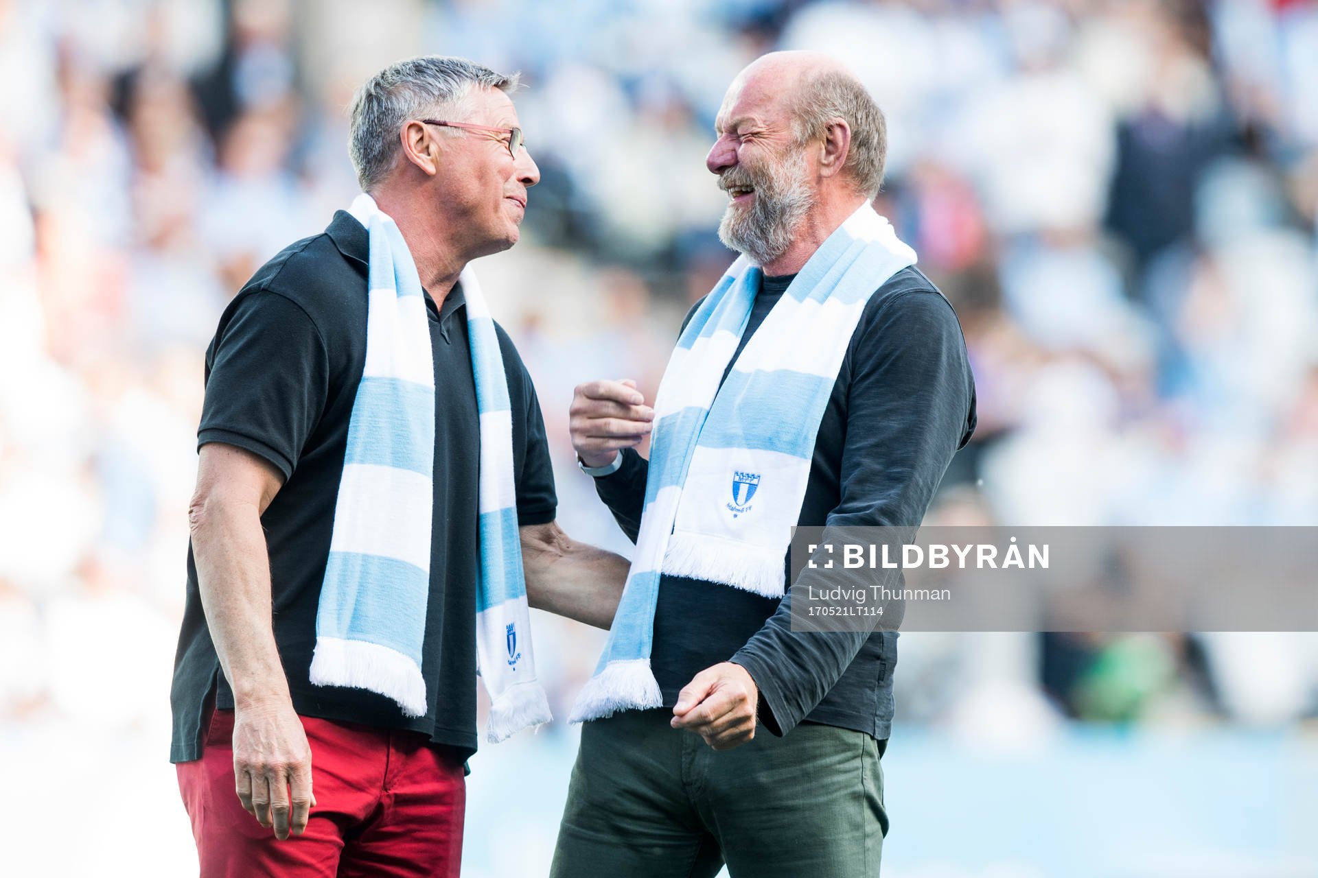 Fd Malmö FF spelarna Roy Andersson och Thomas Sjöberg