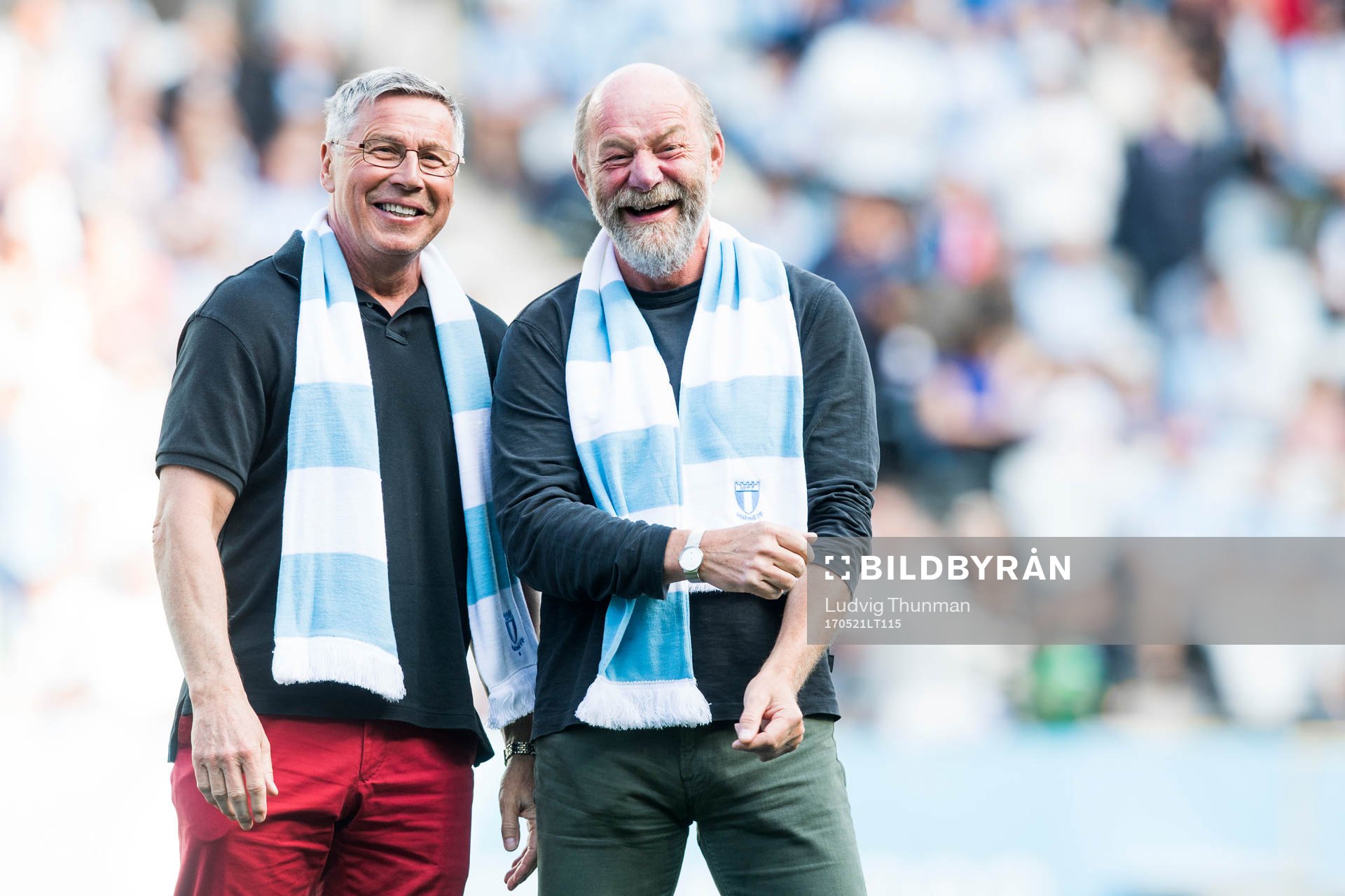 Fd Malmö FF spelarna Roy Andersson och Thomas Sjöberg