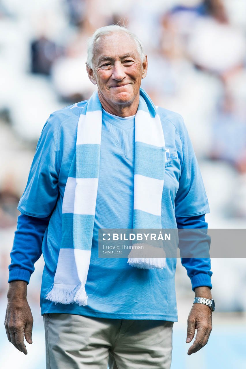 Fd Malmö FF spelaren Krister Kristensson hyllas