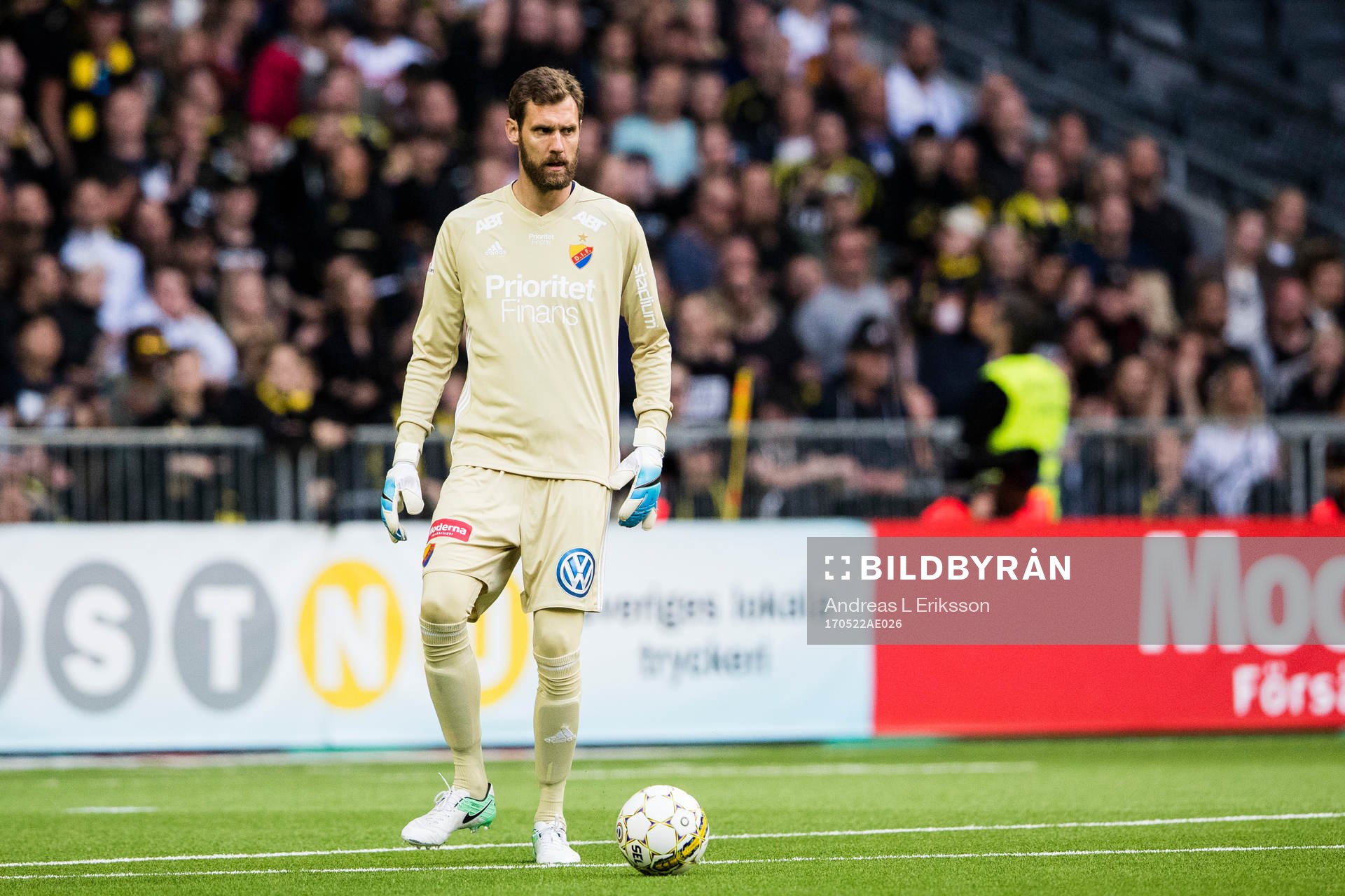 Djurgårdens målvakt Andreas Isaksson