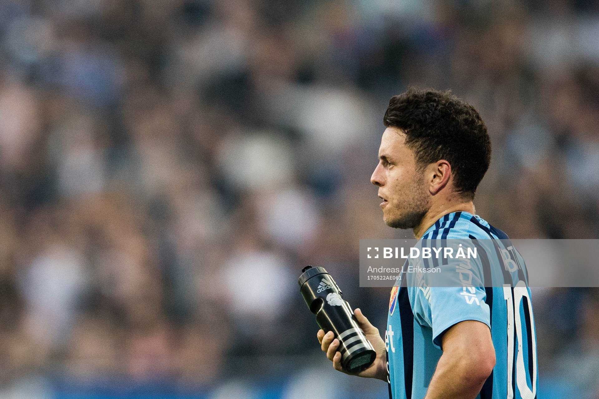 Djurgårdens Kerim Mrabti deppar