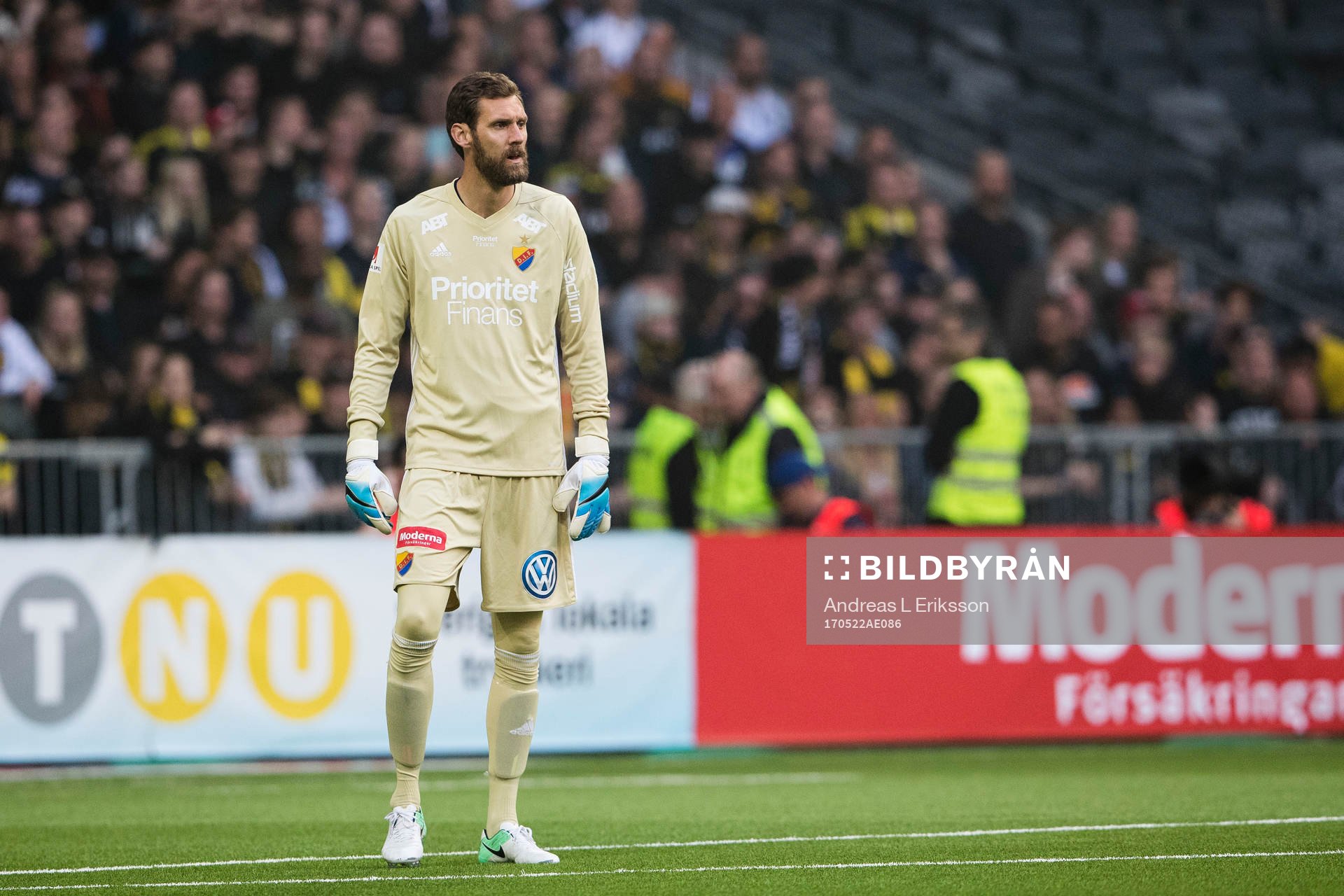 Djurgårdens målvakt Andreas Isaksson
