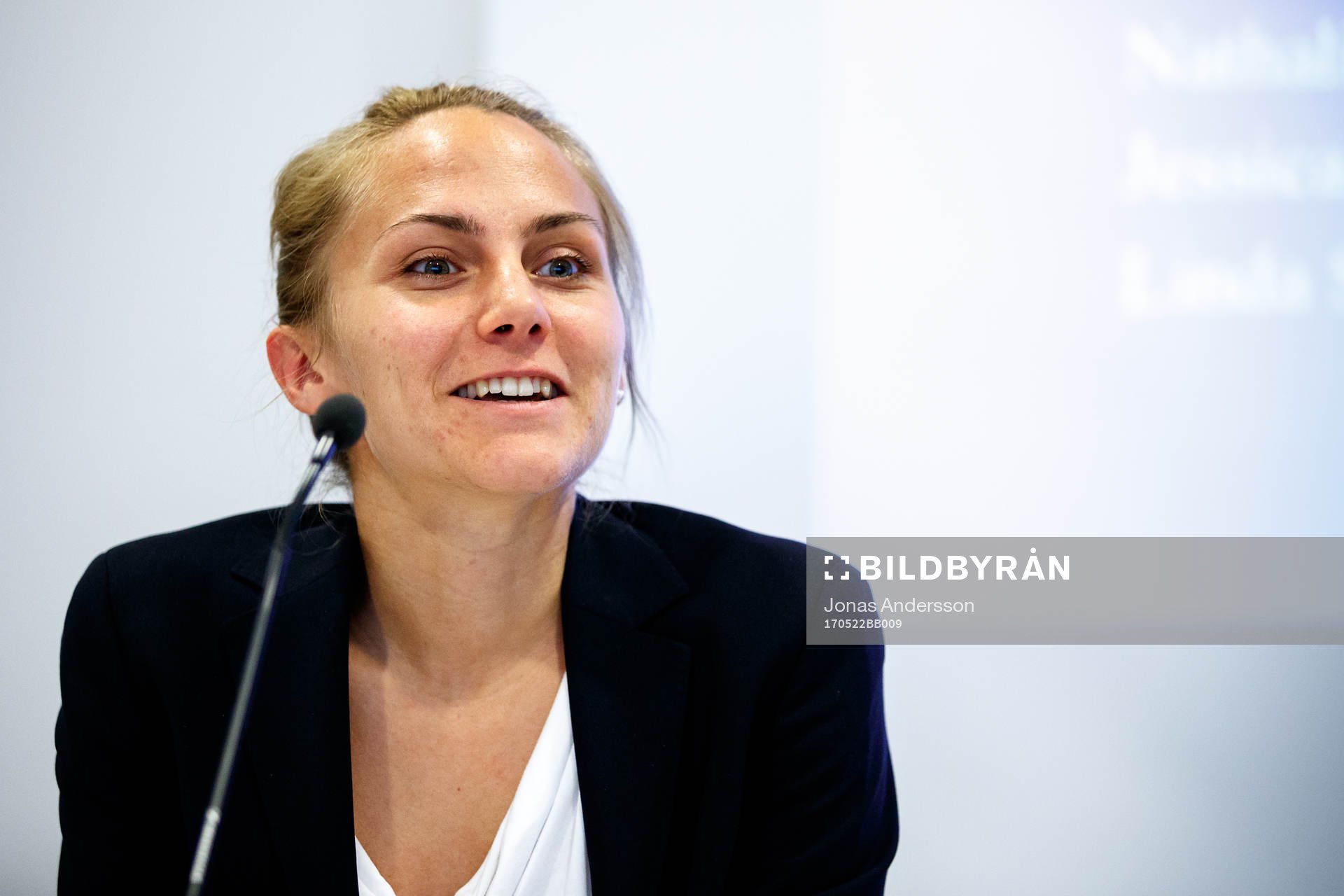 Damlandslagets presschef Emelie Ölander