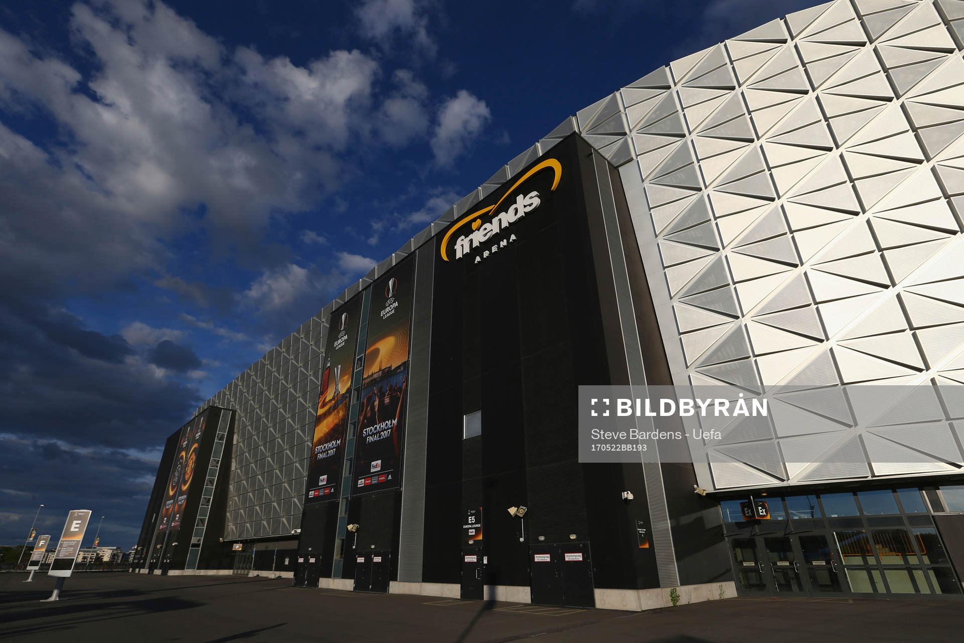 An External view of the Friends Arena