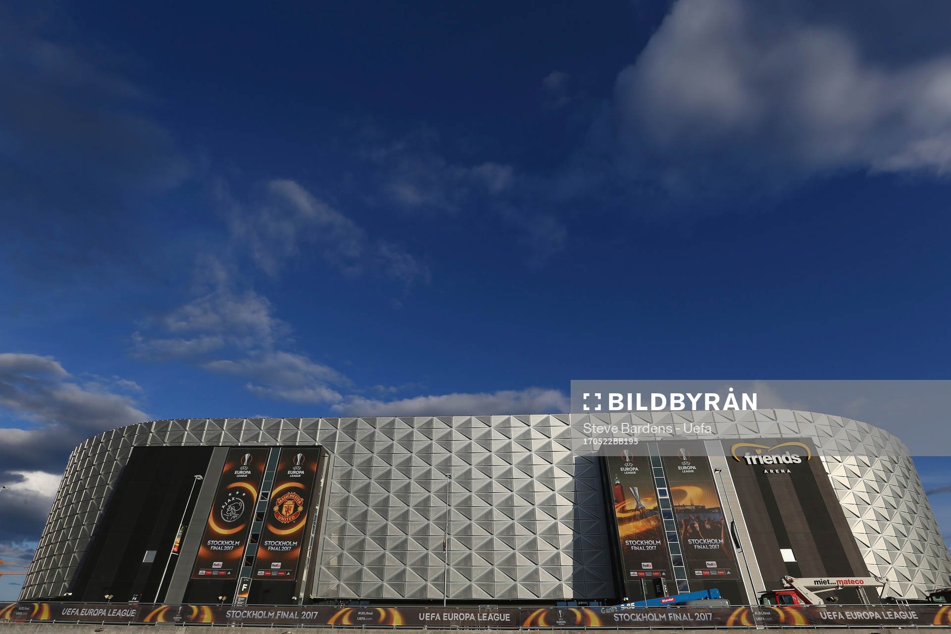 An External view of the Friends Arena