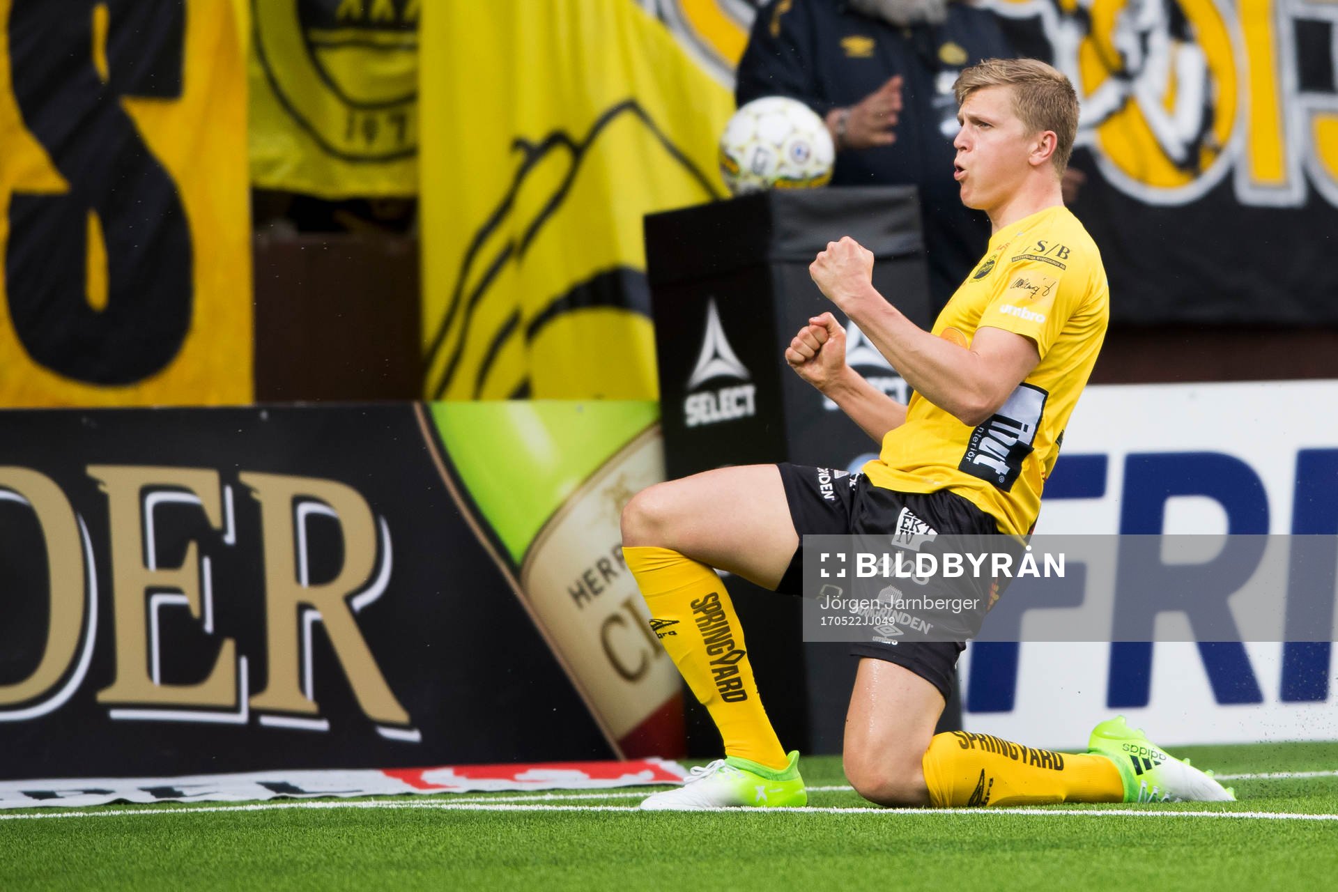 Elfsborgs Joakim Nilsson jublar